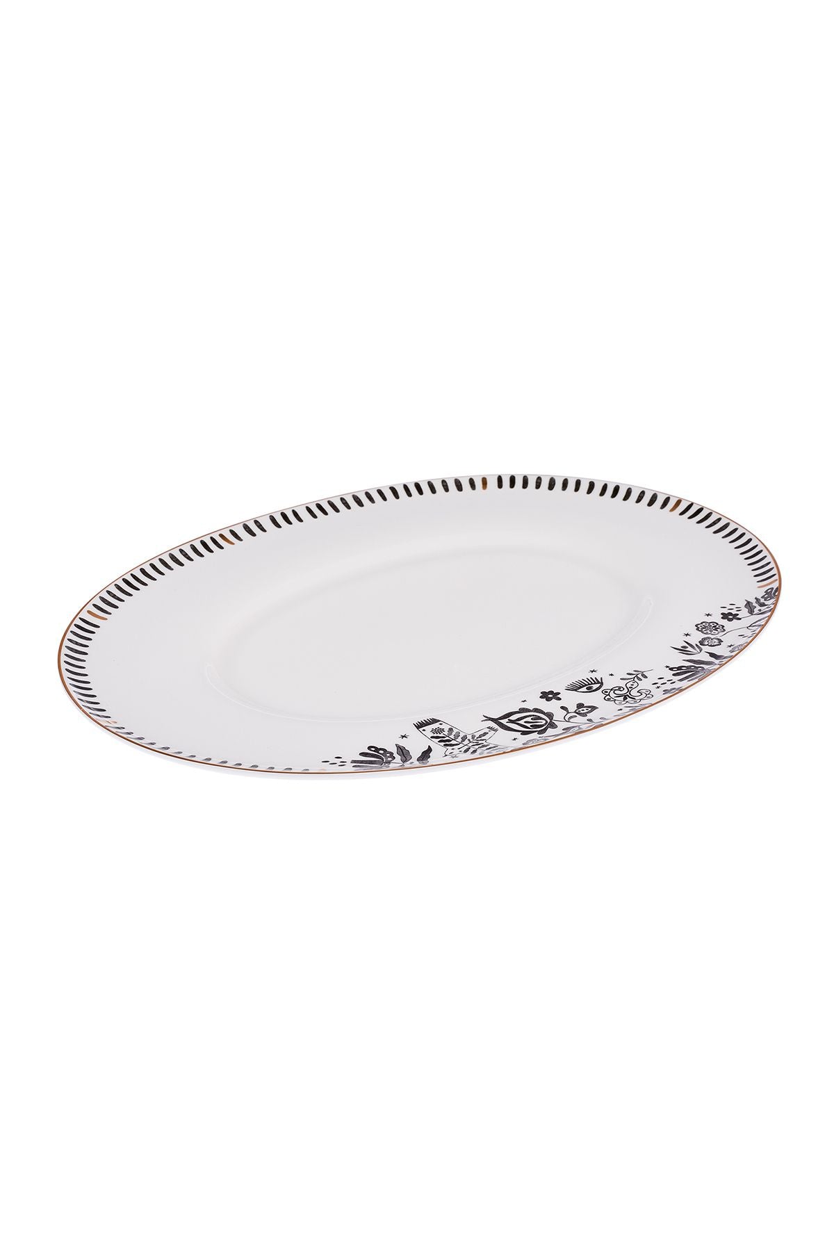 Artisan Fine Bone Kayık Plate 33 cm