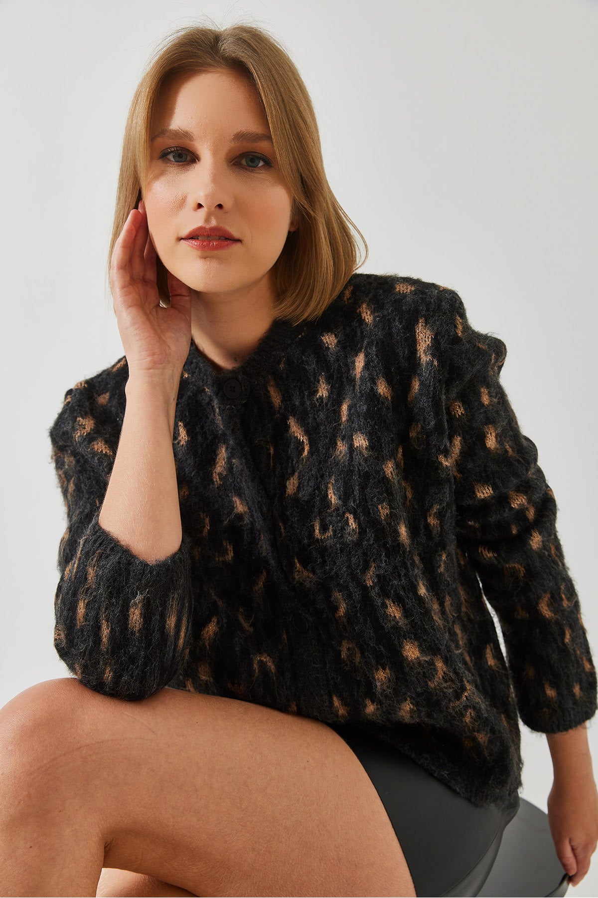 Women's Shawl Knitwear Cardigan 241087 60261042