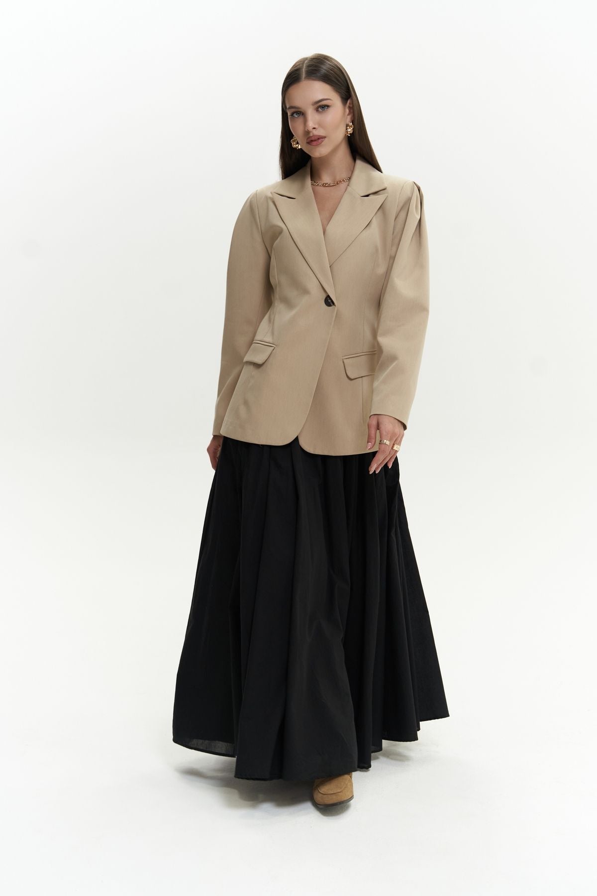 Biella Belden Sitting Mink Blazer