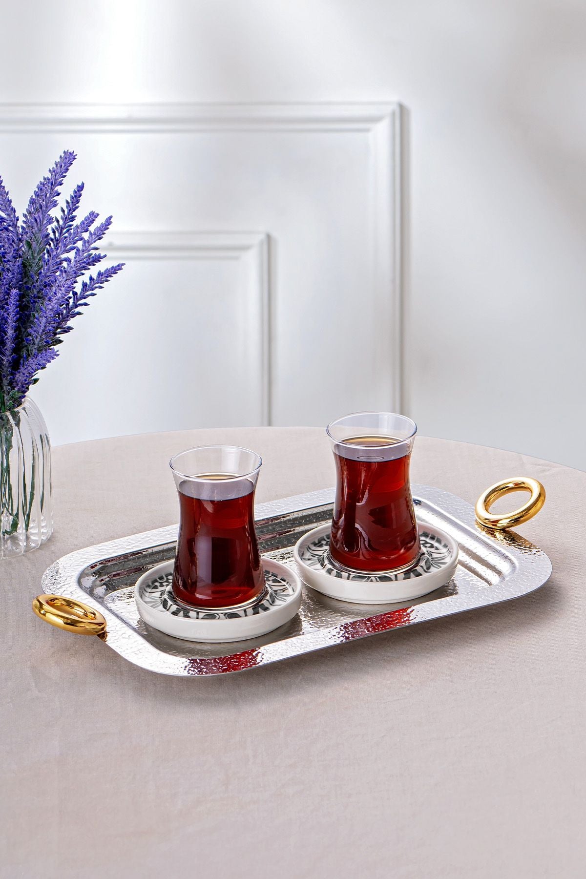 Akasya tea tray gold