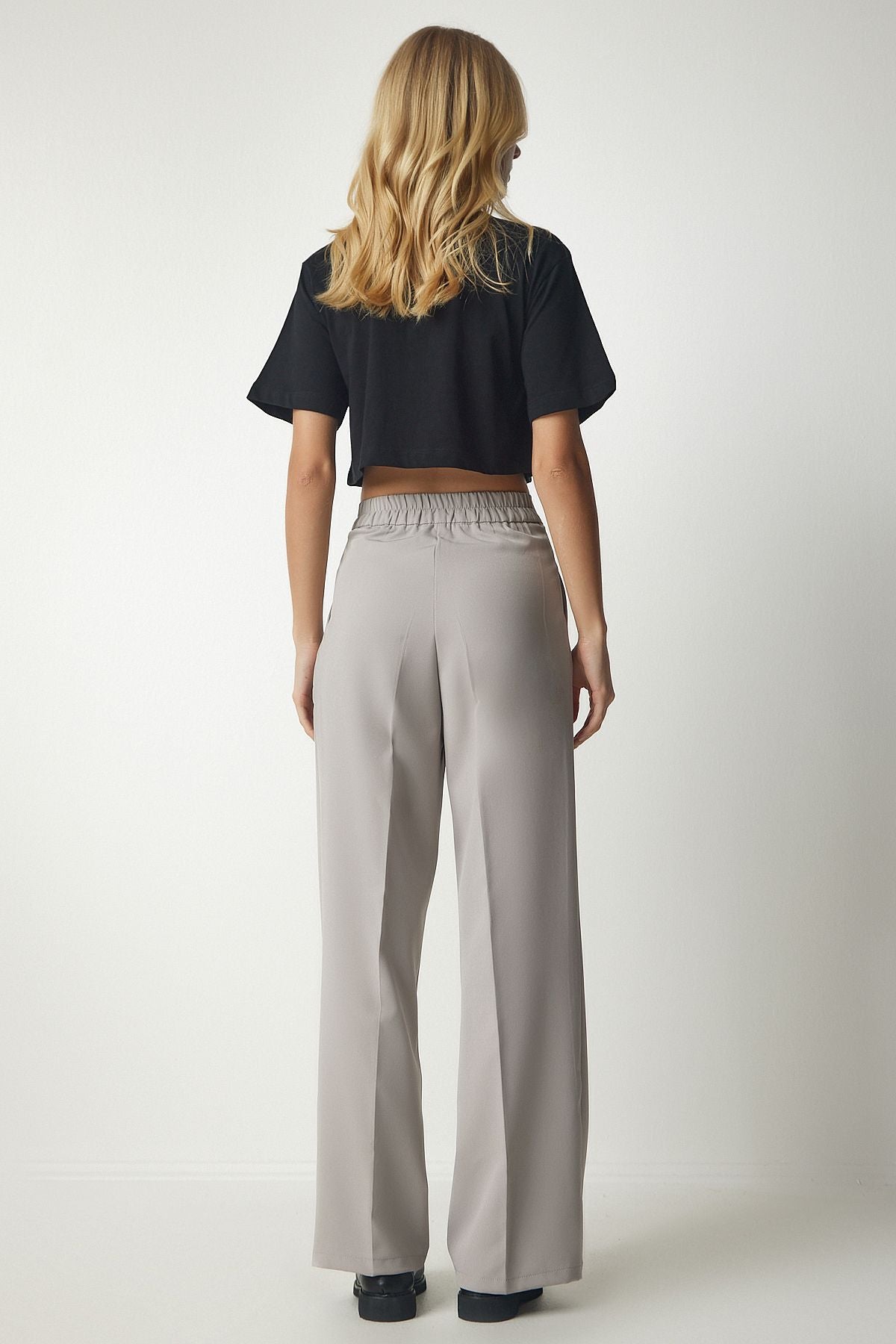 Palazzo pants with women's stone pockets DW00001