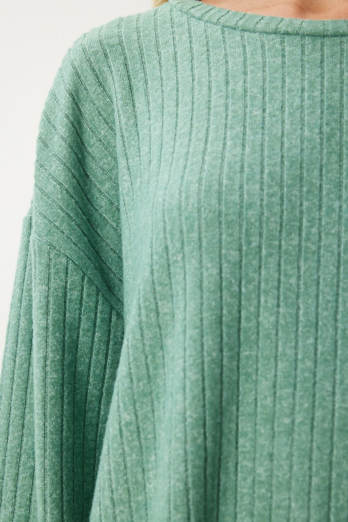 Female Cagla Green Comfortable Wicking Blouse Blouse Pants Set RG00047