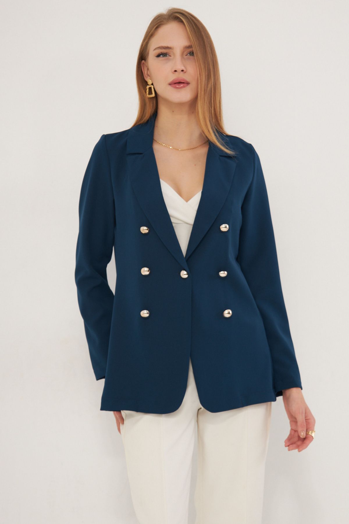 Women's oil buttoned jacket ARM-20K001151