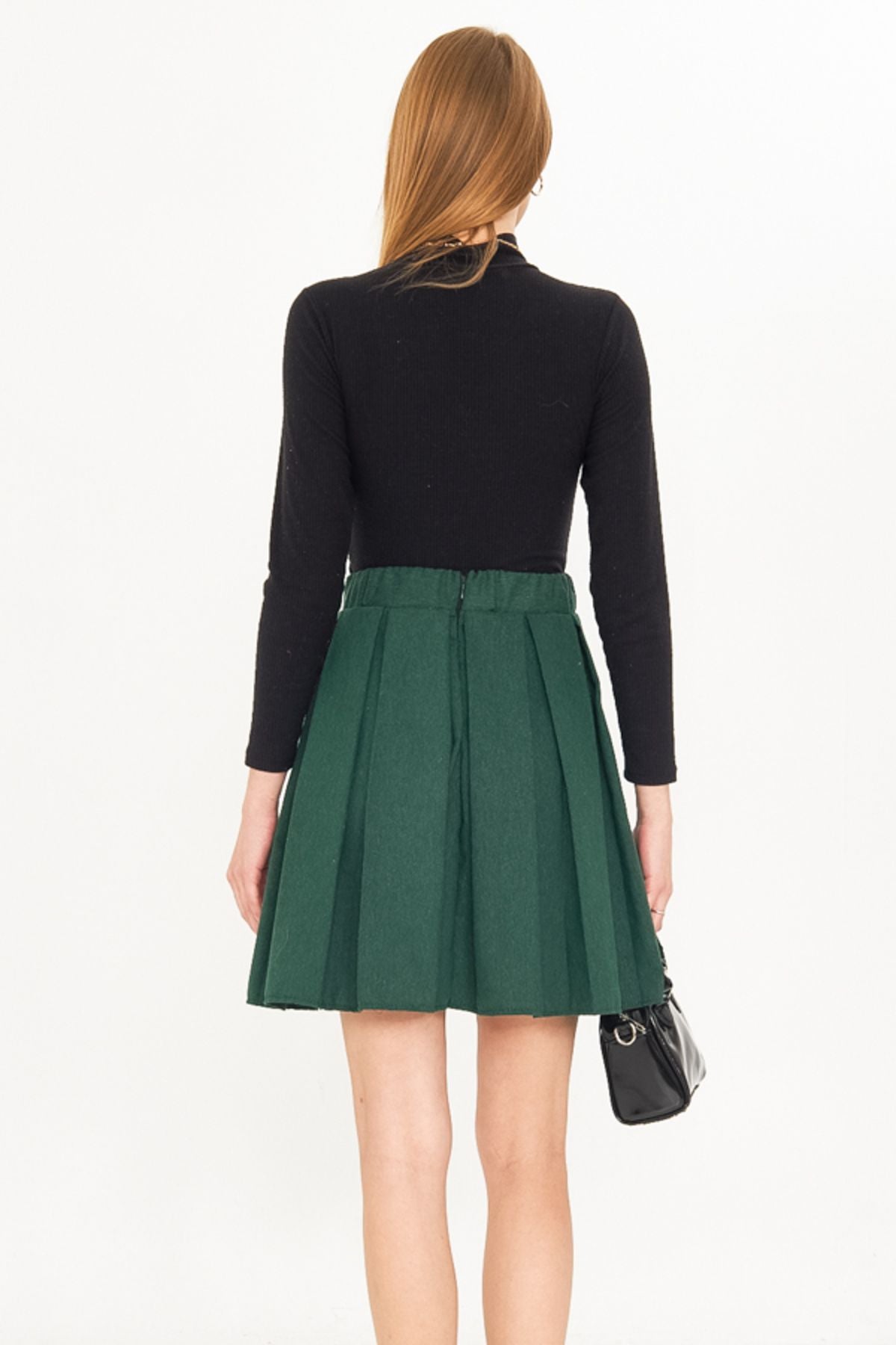 Woman Emerald Short Clash Skirt ARM-22K001013