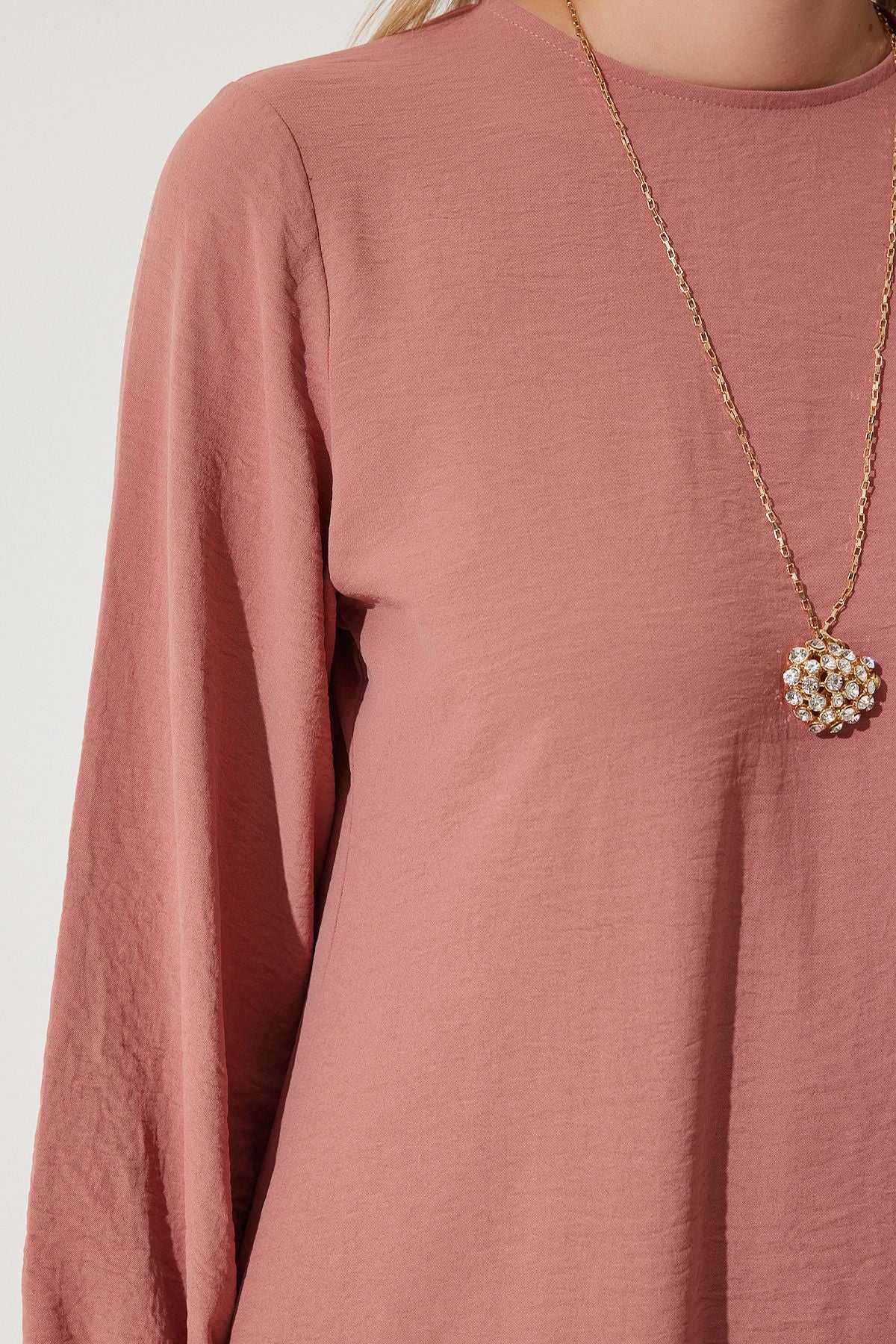 WOMEN'S ROSE DRIVER DRUG TUNIK PALAZZO Knitting Set to00133