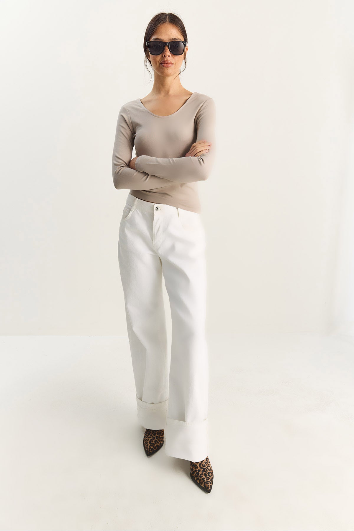 Women's Ultra Soft U Neck Blouse 122 60283831