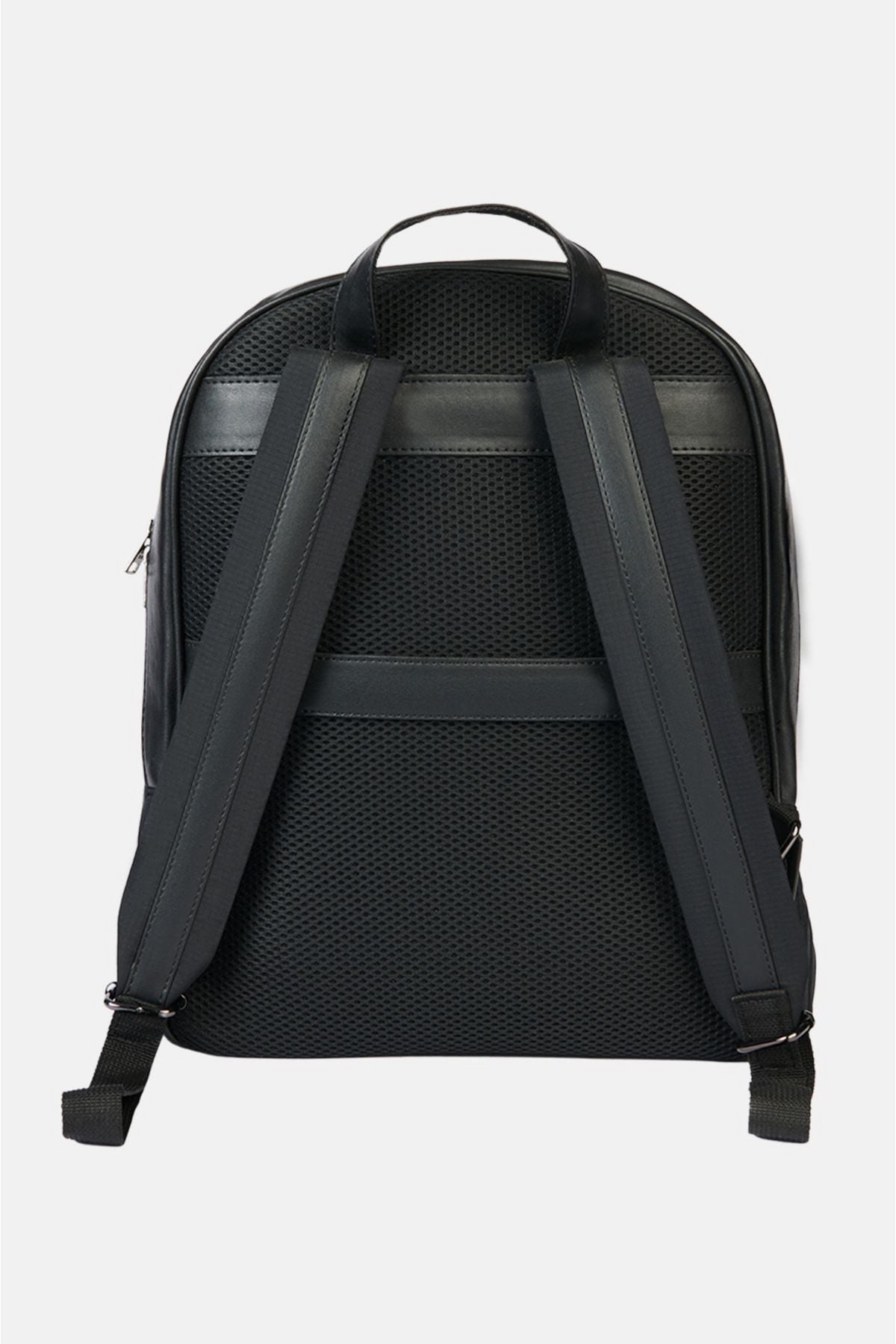 Men's black zipper backpack A32y9101