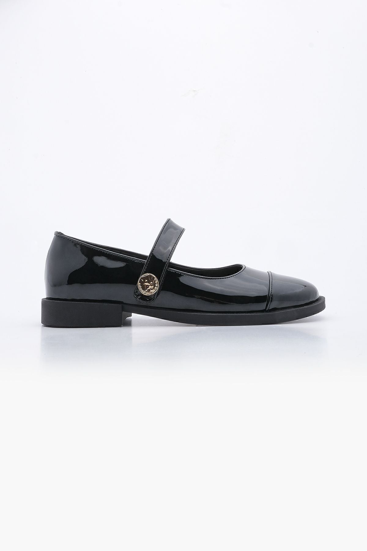 Woman Loafer Calcar Daily Shoes Valsey Black Patent Leather