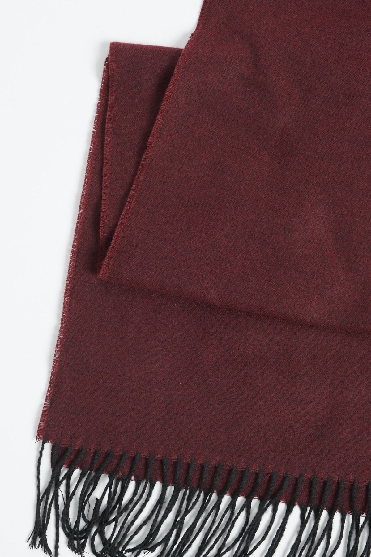 Men's burgundy scarf