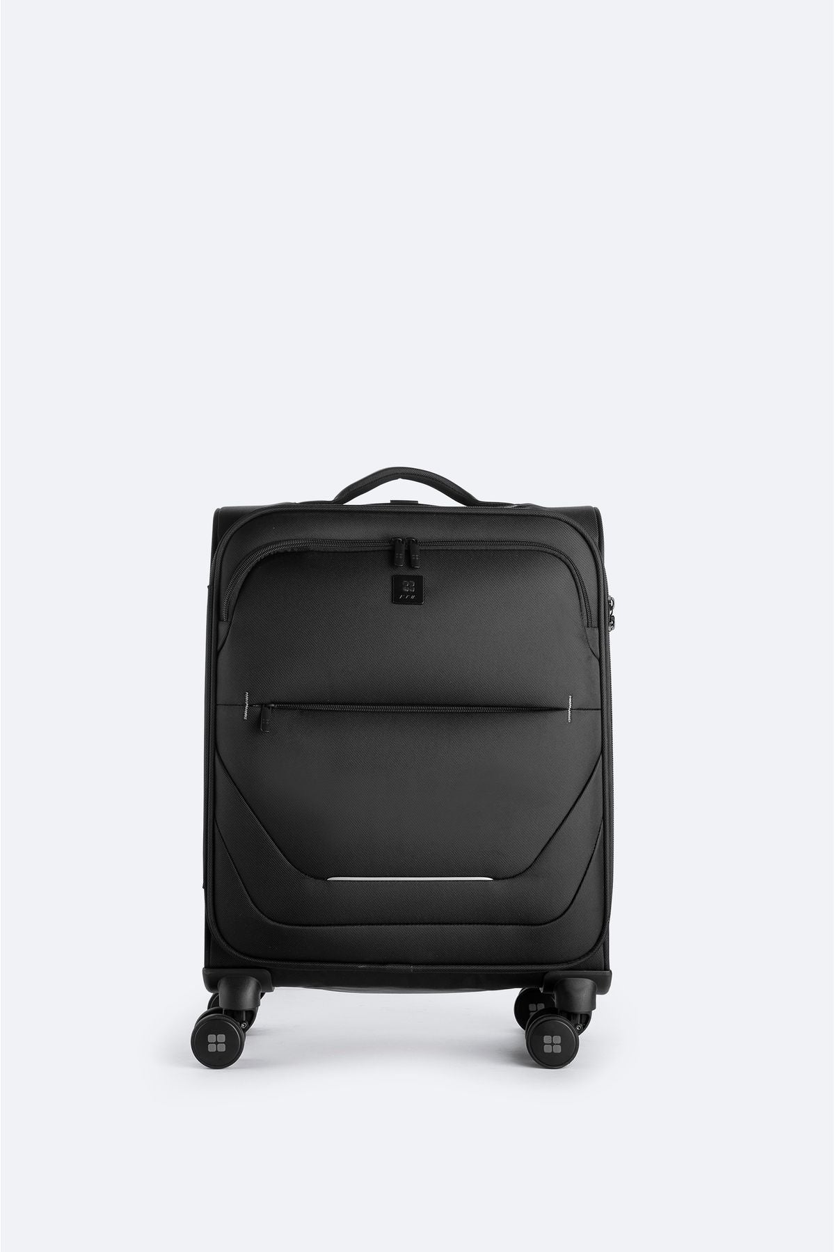 Men's black small size suitcase B008107