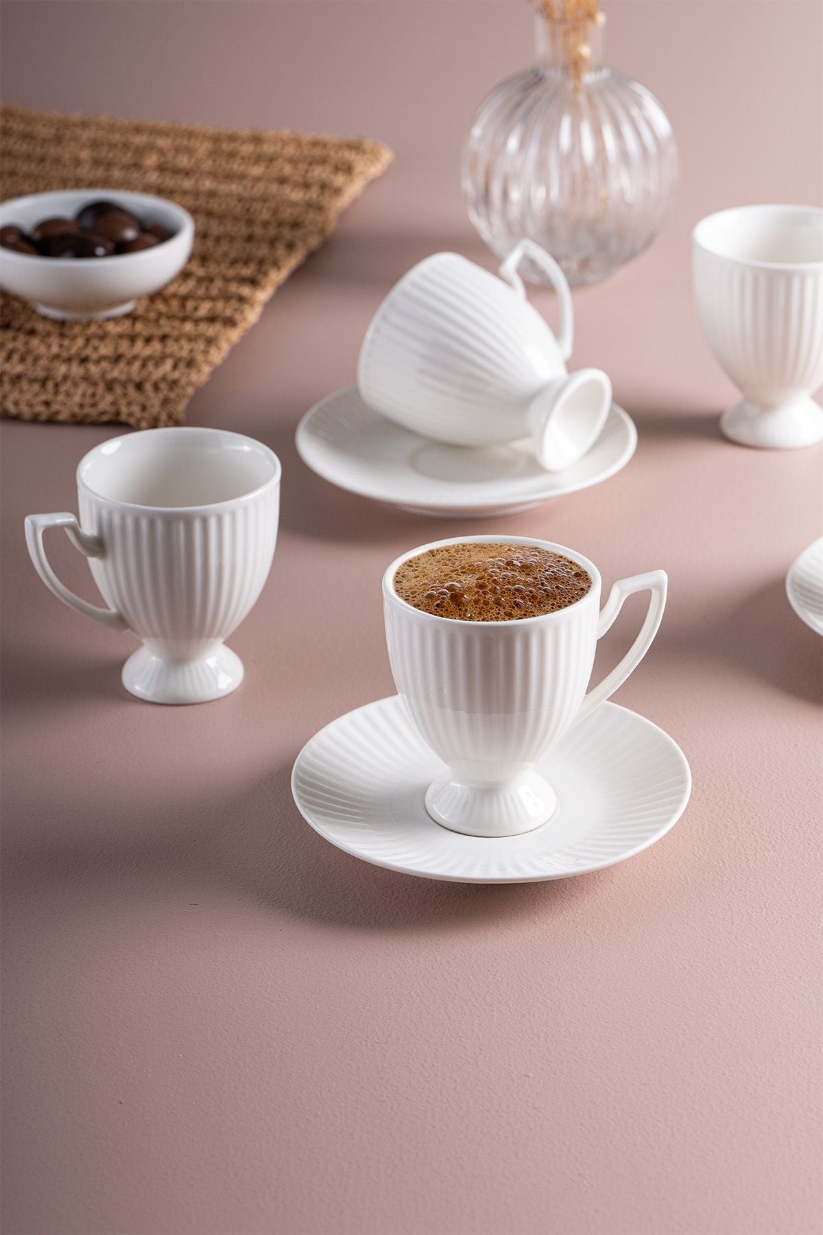 MAHİR Coffee Cup Set for 6 people