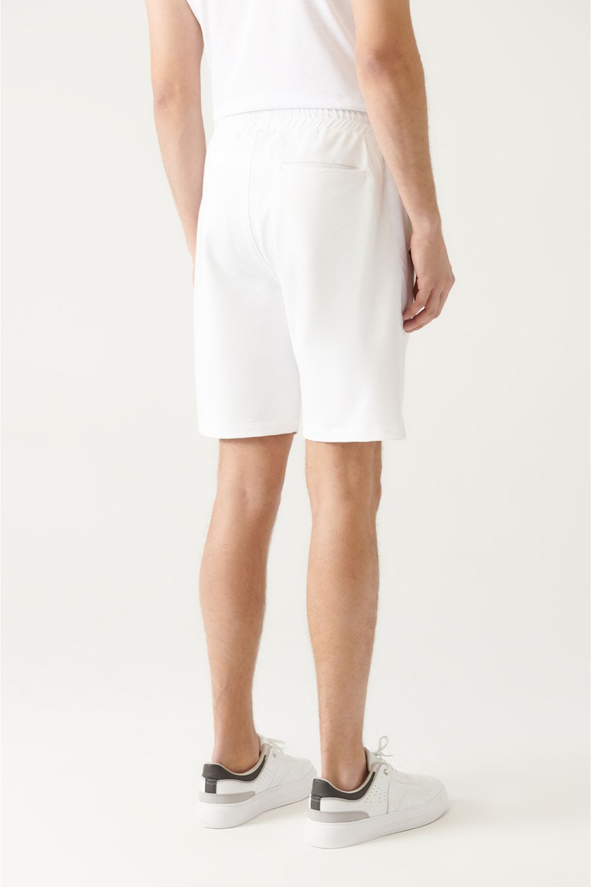 Men's white side pocket printed shorts A31y3630