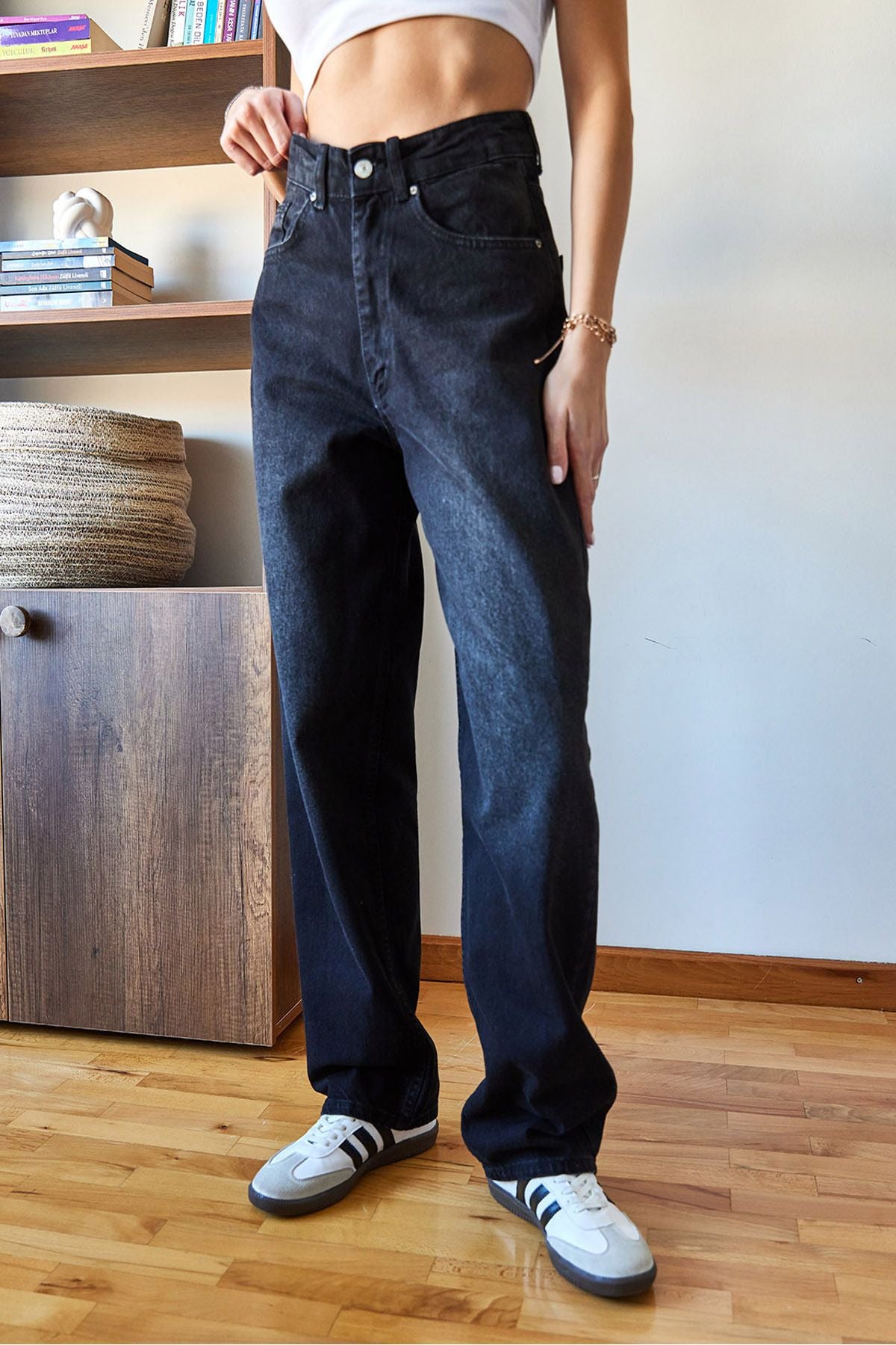 WOMEN'S WASHING DENİM Pants 487 60351098