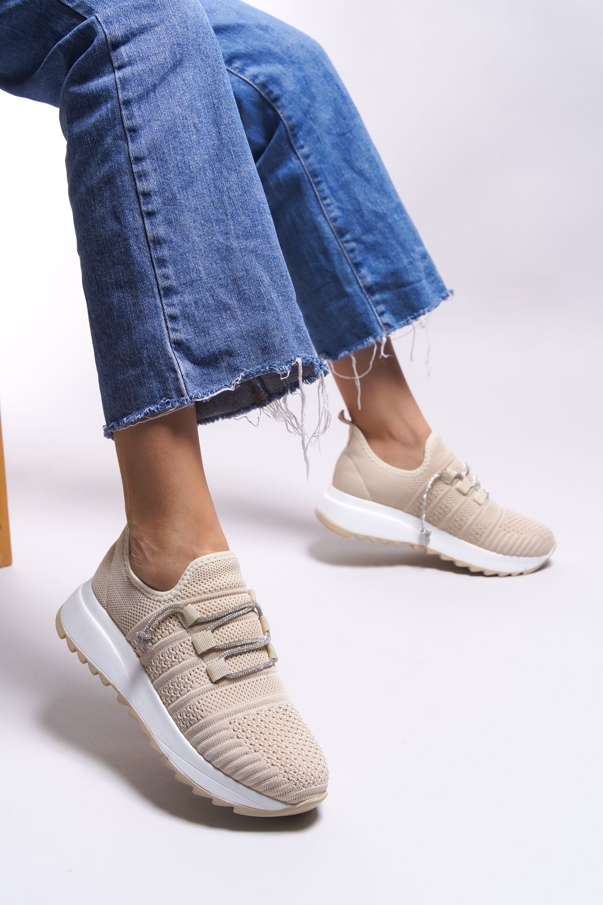Milnsari Women Sneaker 0012500 Beige
