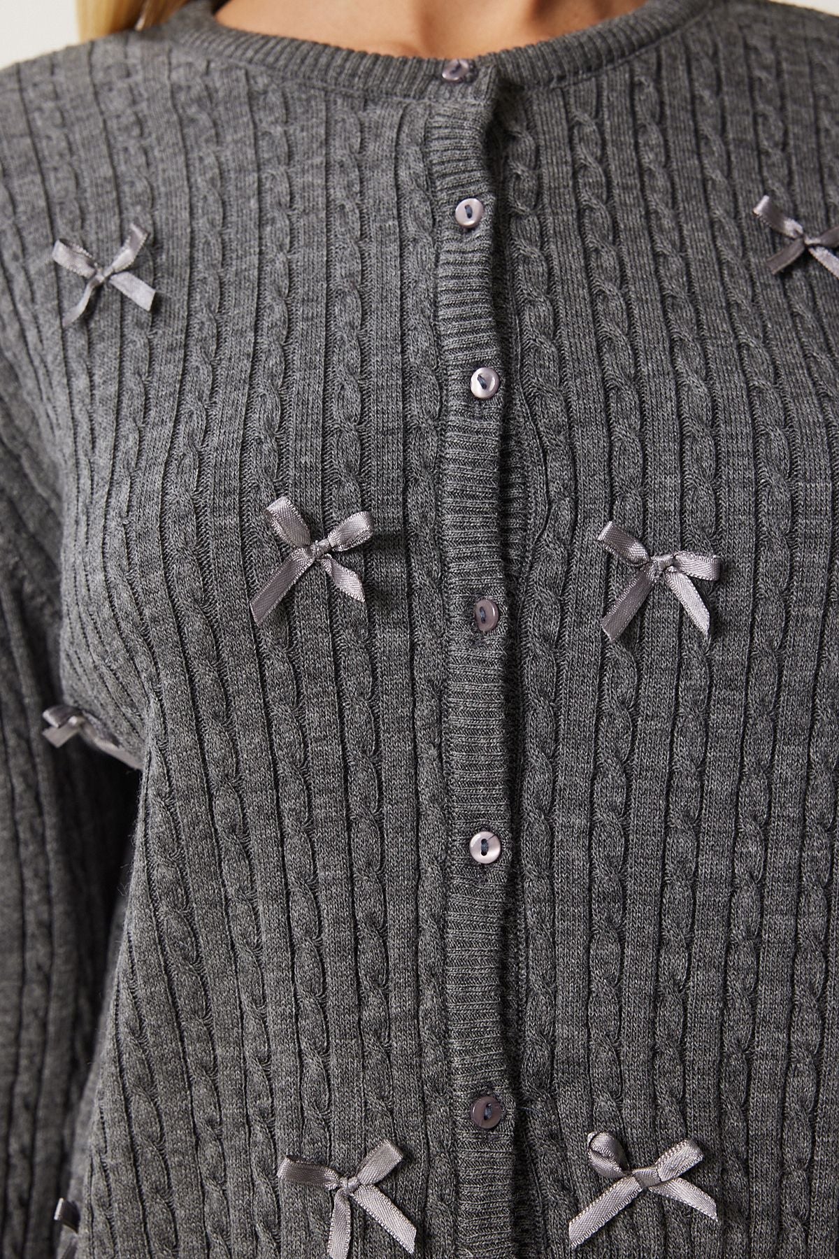 WOMEN'S ARRACRITE BLOYED knitted knitwear cardigan PF00102