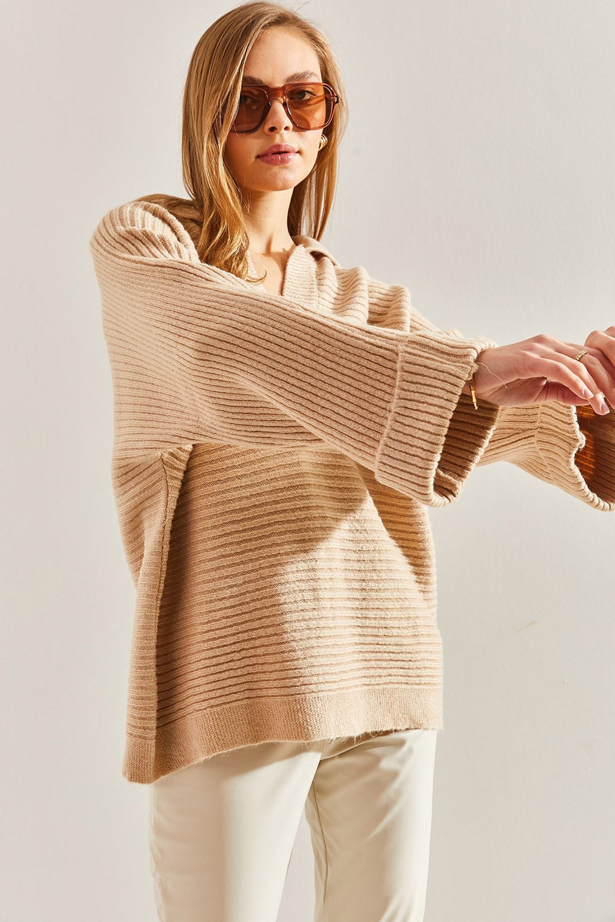 WOMEN'S SELF -FOLLOWED Eggy Knitwear Sweater