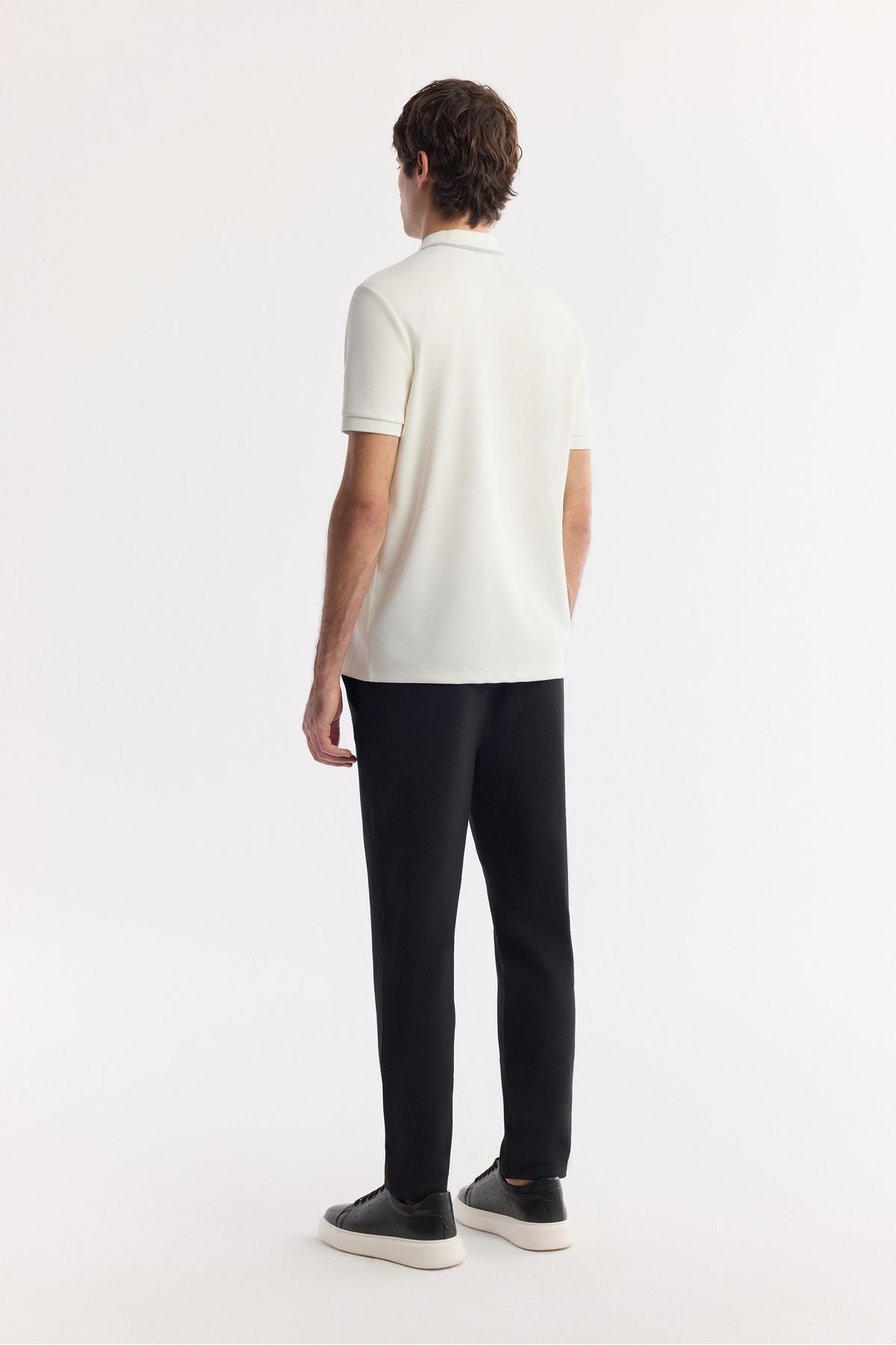 Men's ecru zipper