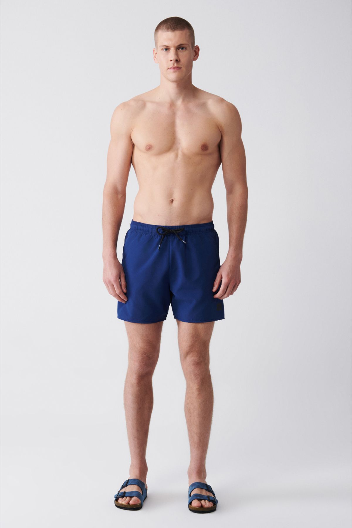 Men's navy blue fast -drying standard Size Mayo Sea Short E003801