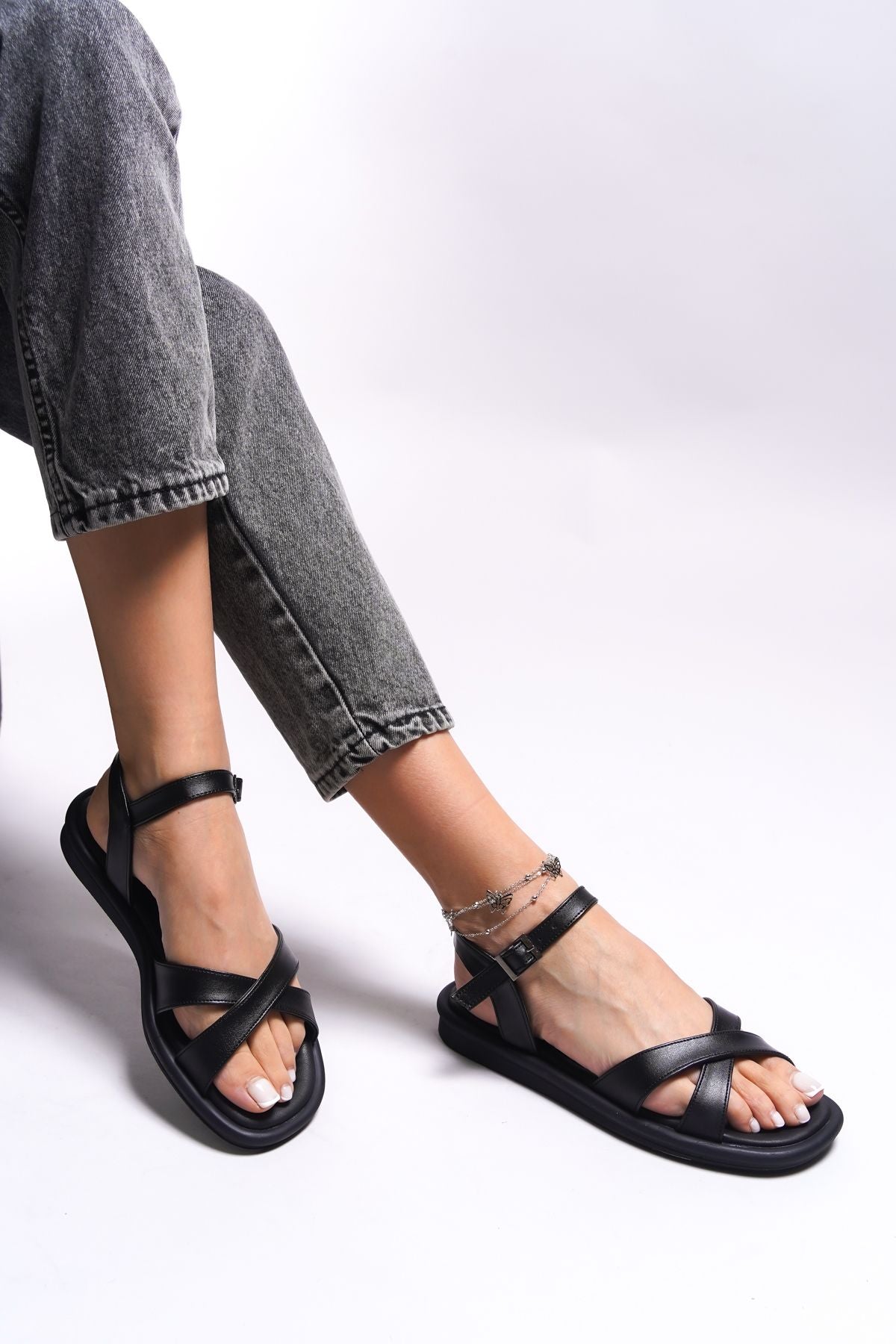 Purlogih Woman Sandals 0012103 Black