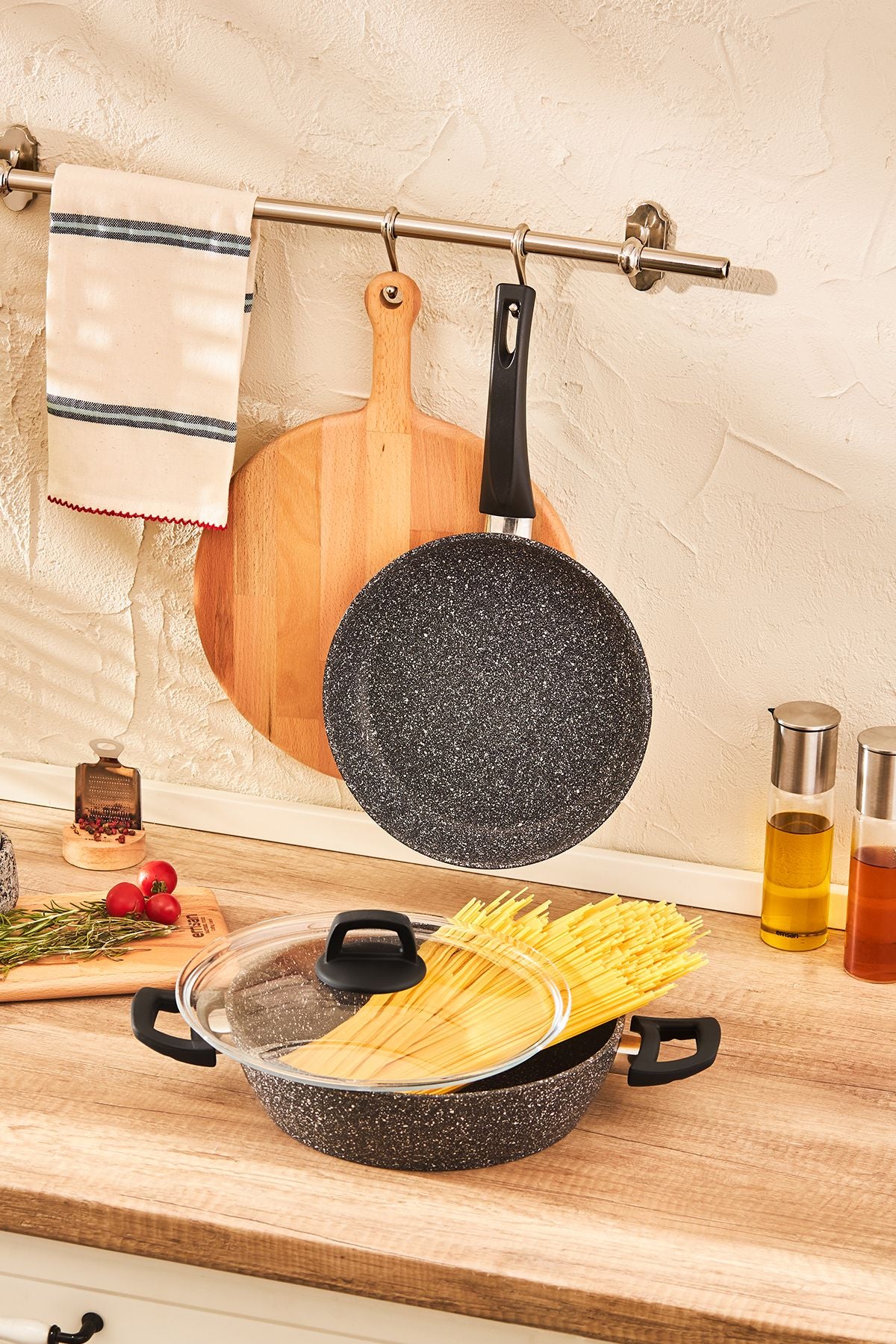 Luna 3 Piece Cookware Pan Set