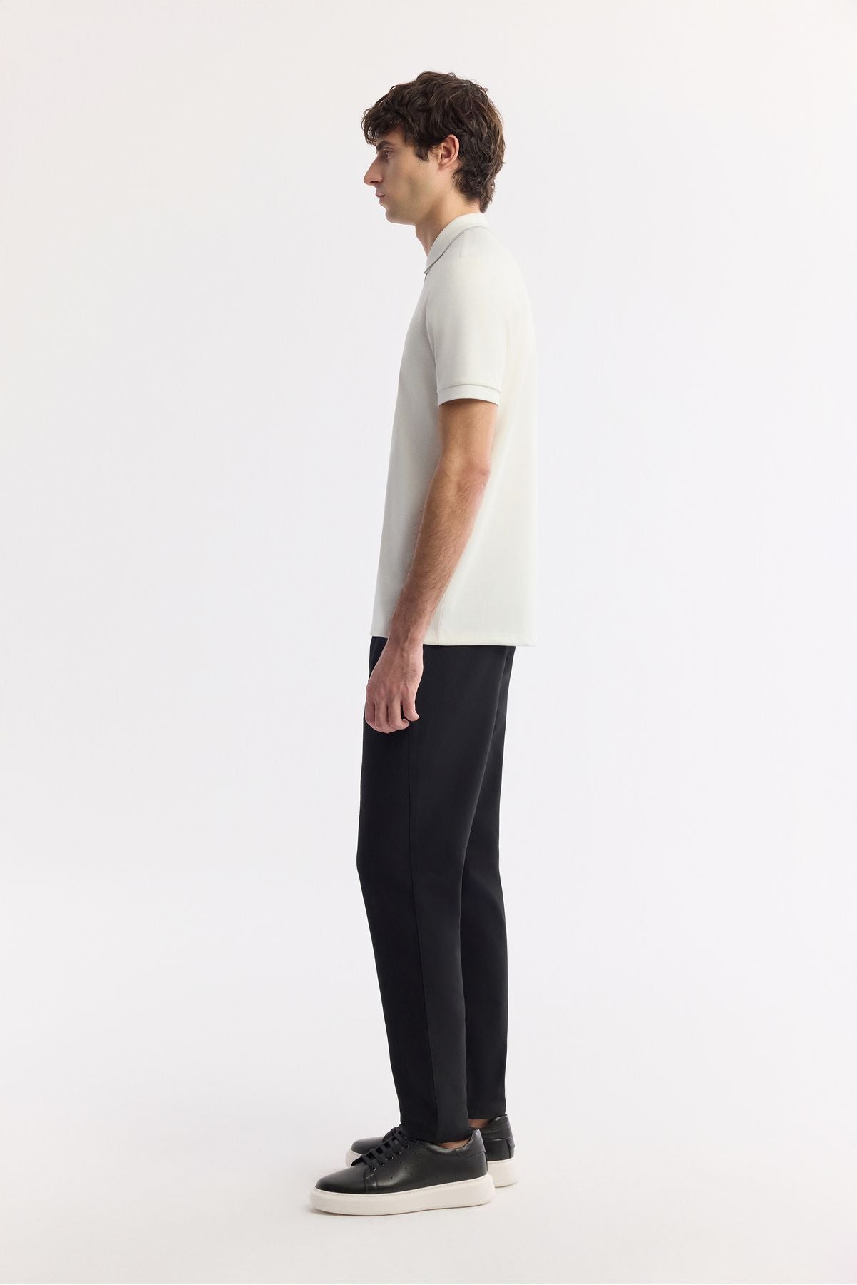 Men's ecru zipper
