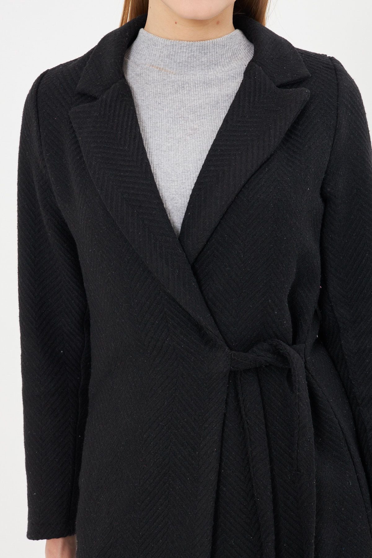 FISH-SIDE FISH SIDE FISH RIGHT PATTERN STAFF JACKET ARM-25K001074