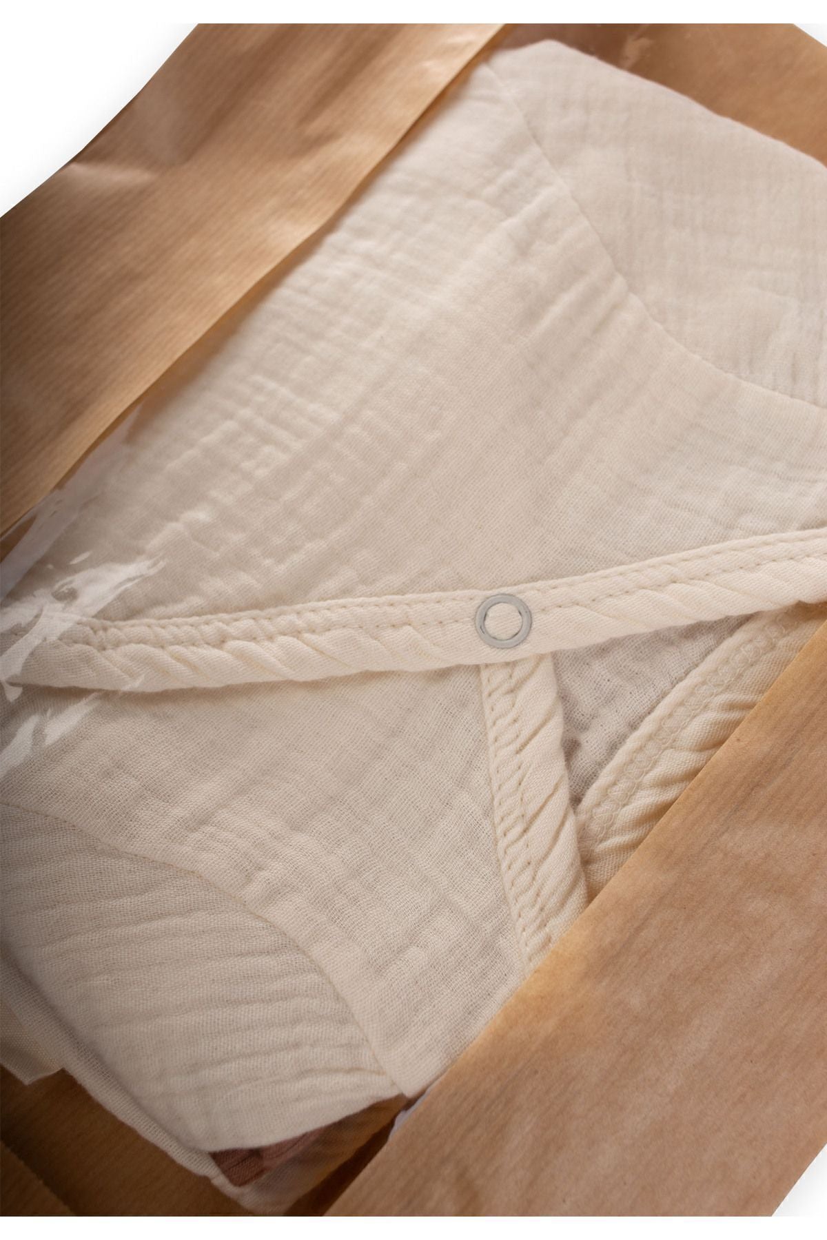 Cruve Muslin Newborn Gift Box 0 Age Naturel