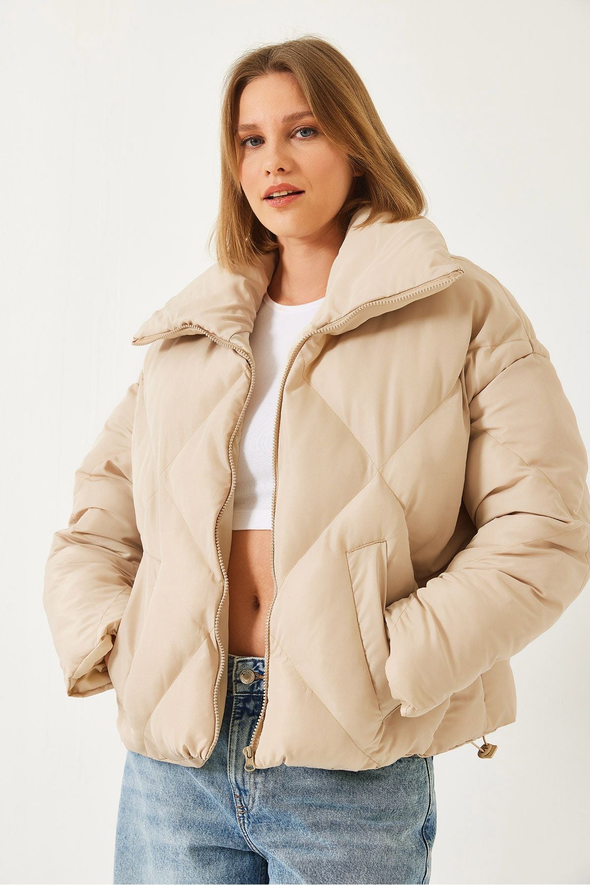 Woman Oversiz swelling coat