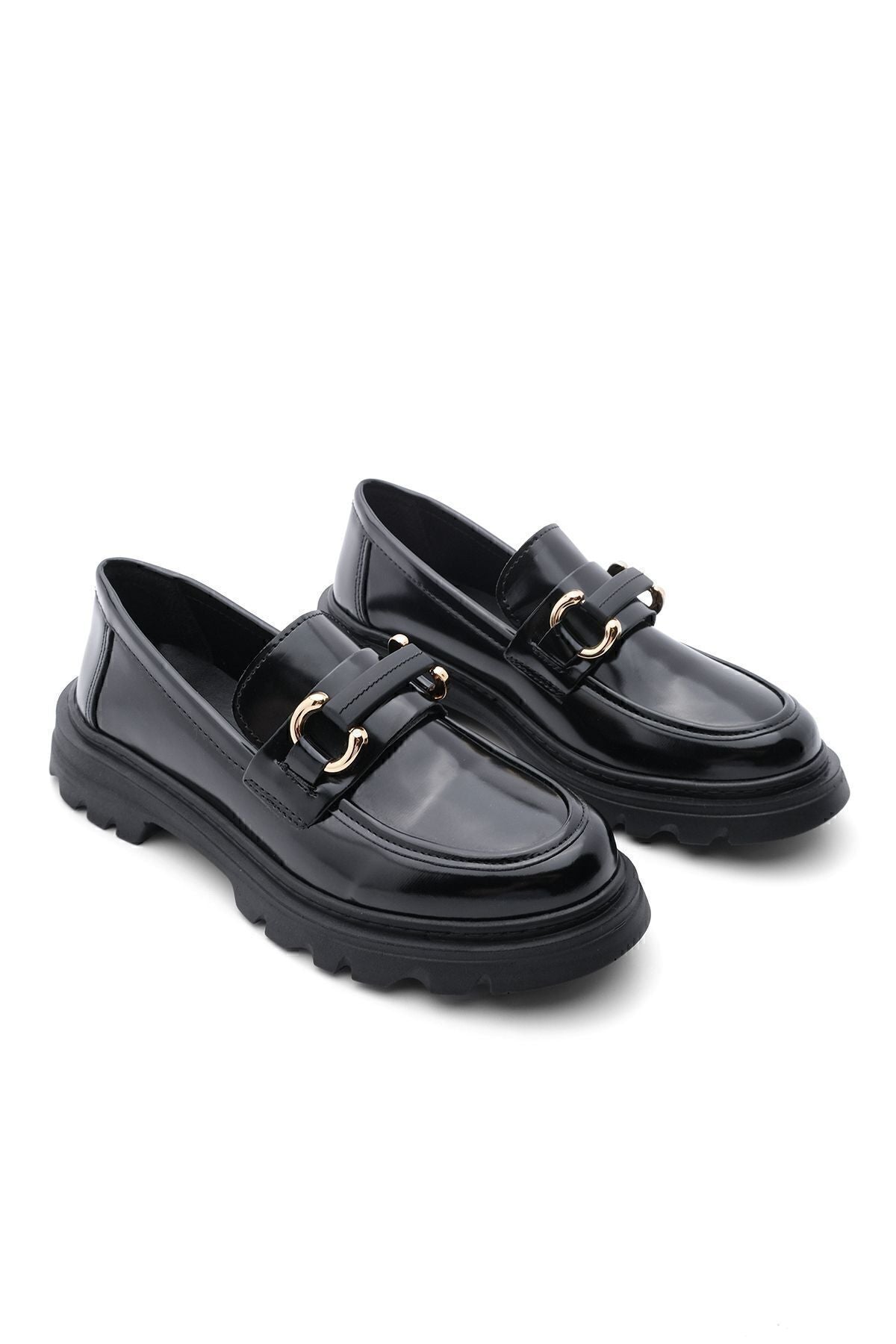 Woman Loafer High Base Blue Daily Shoe Kinles Black