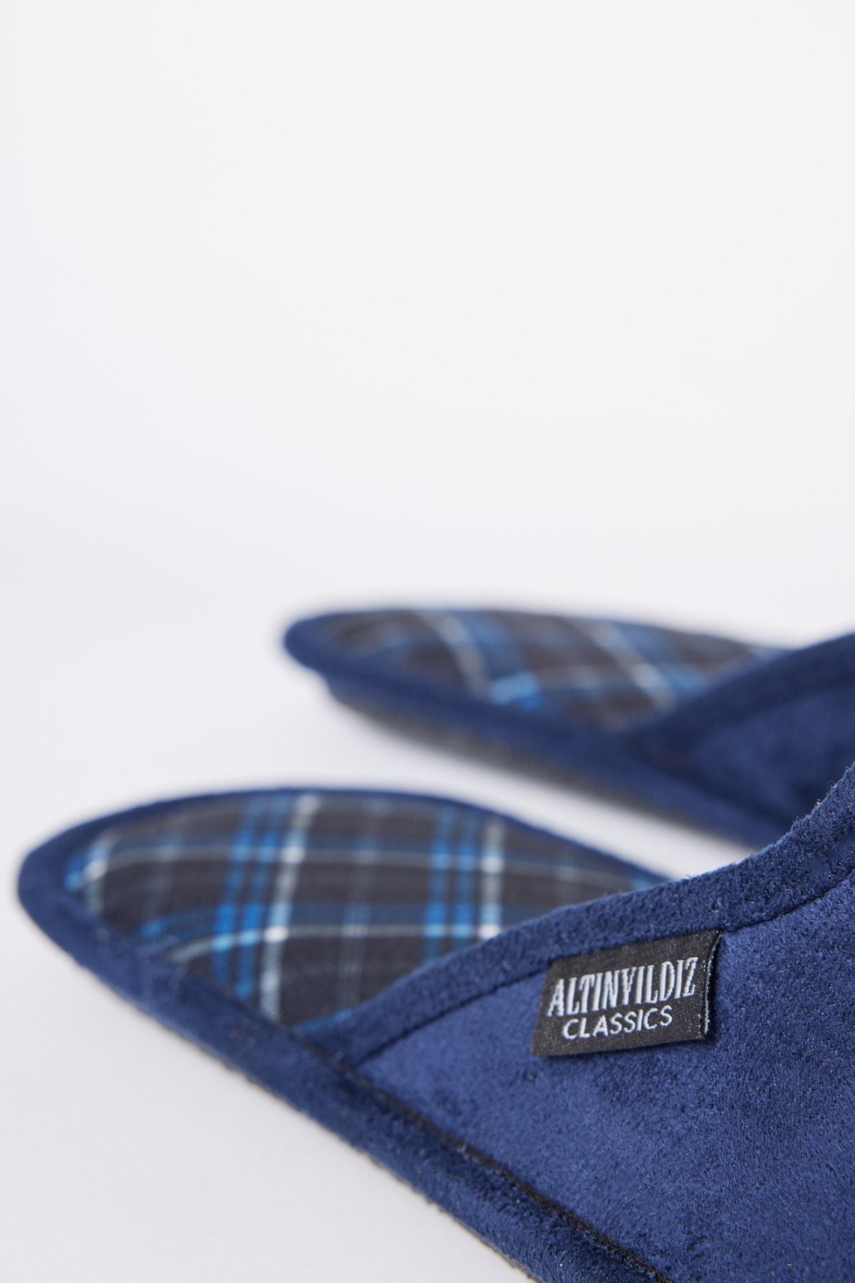 Men's Twigy Home Slipper Navy Blue-Blue Soft Base Dow Book