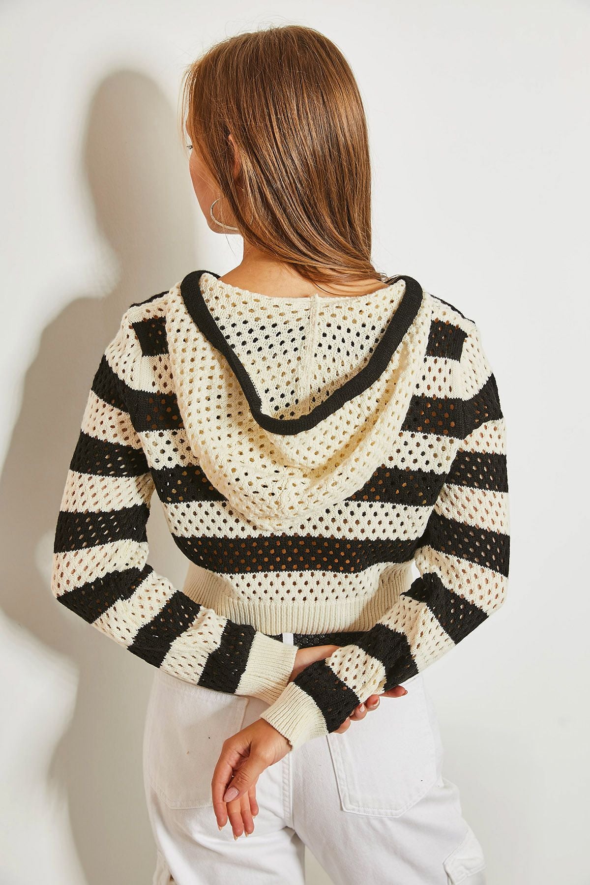 Female Hacket striped sweater