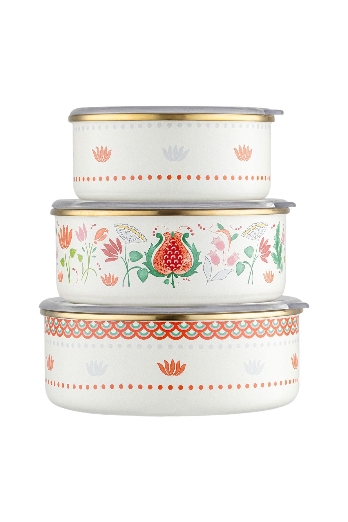 Pomegranate Embyon Sedef Storage Set Set
