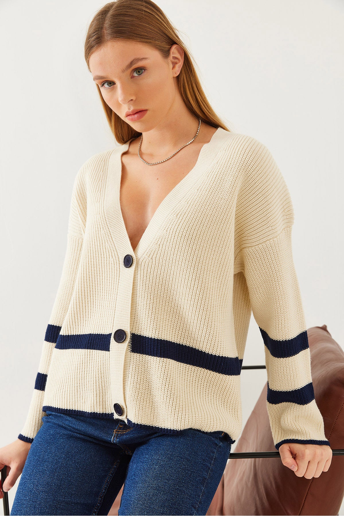 Women's Buttoned Thessaloniki Knitwear Cardigan 20247531