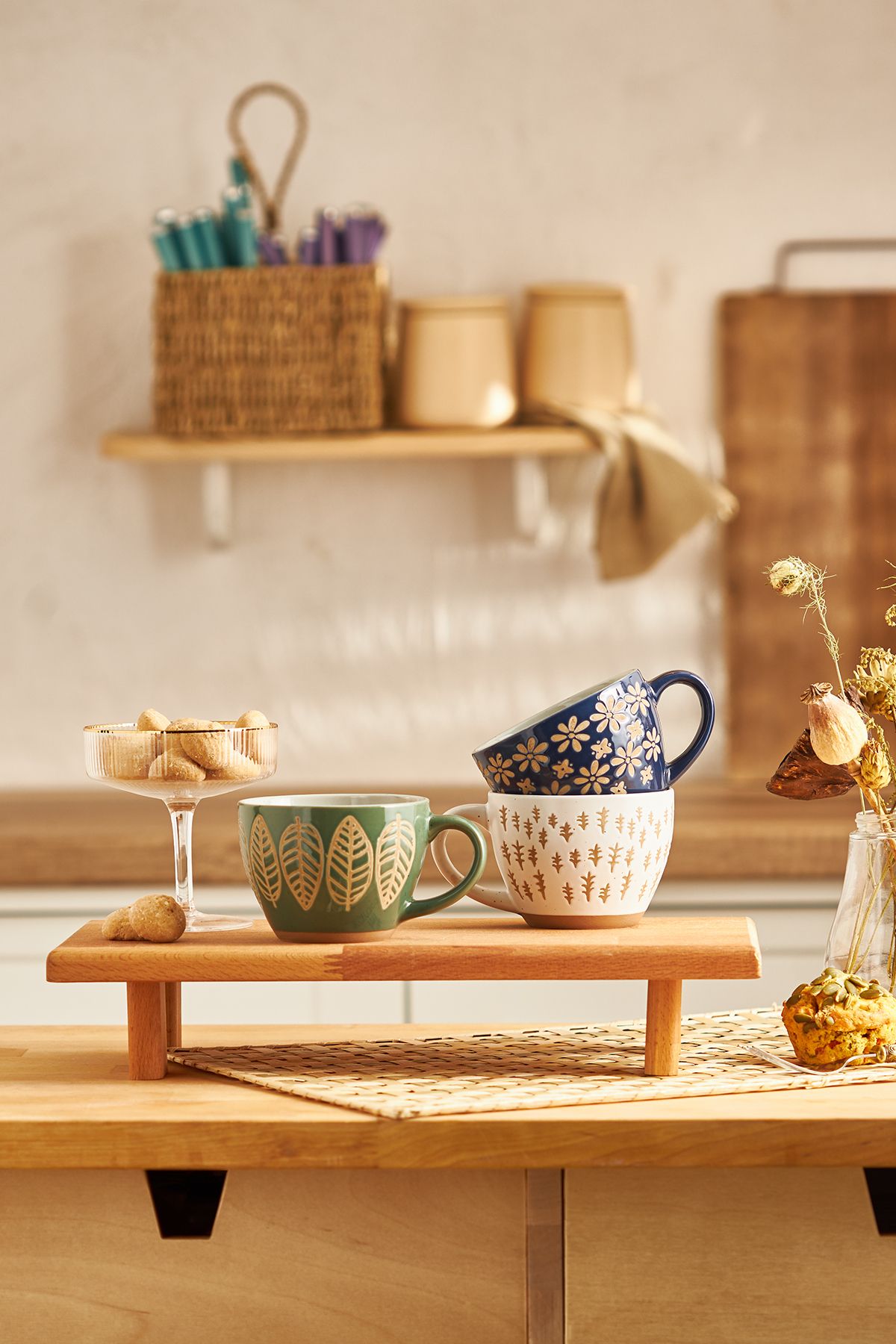 Greens Stoneware Kupa 350 ml yeşil