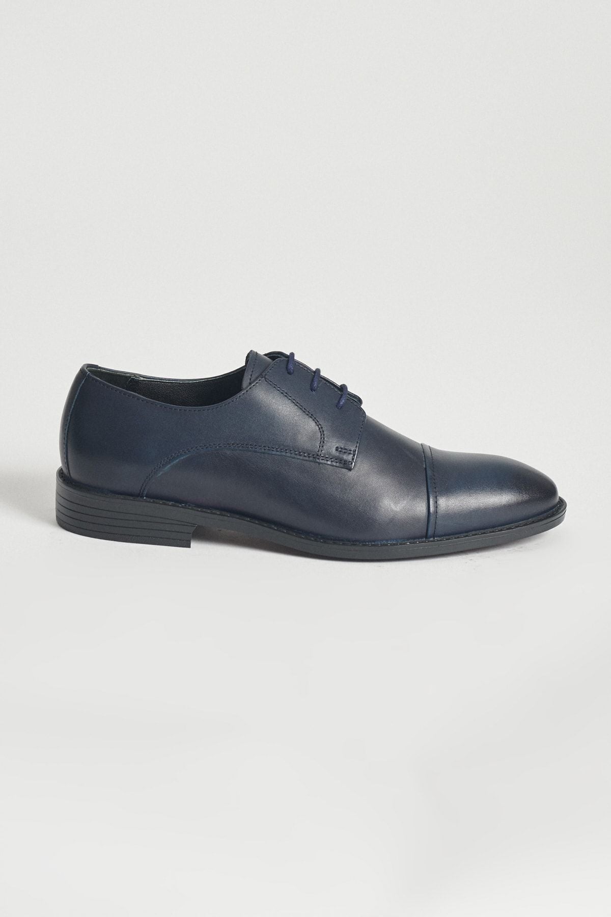 Male Navy Blue 100 %Genuine Leather Classic Shoes