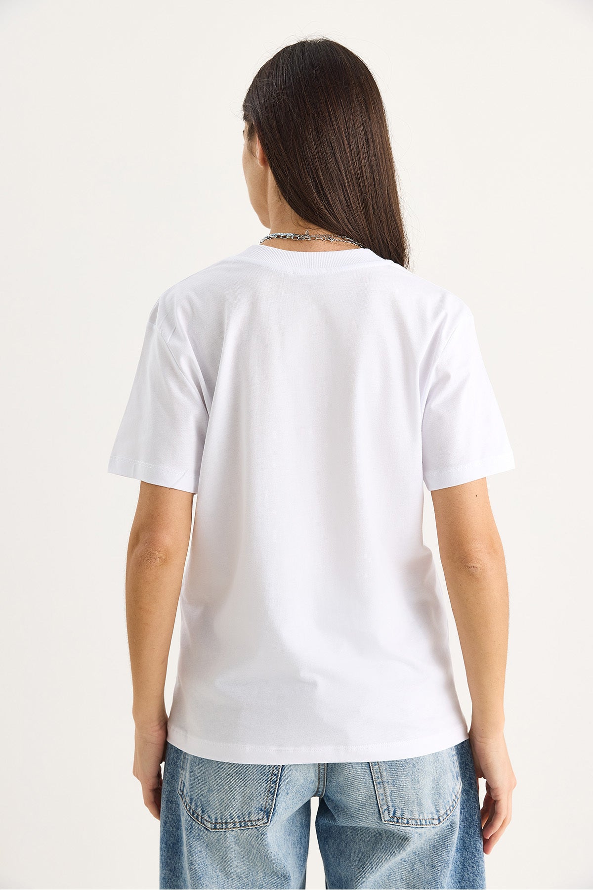 Women's 100% Organic Cotton Deep V-Neck Comfort Fit T-Shirt 60602066