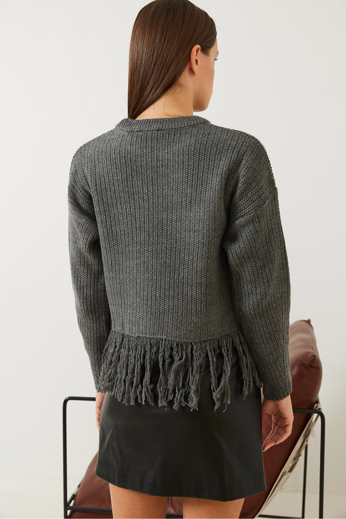 Women's Tasseled Knitwear Sweater 20234290