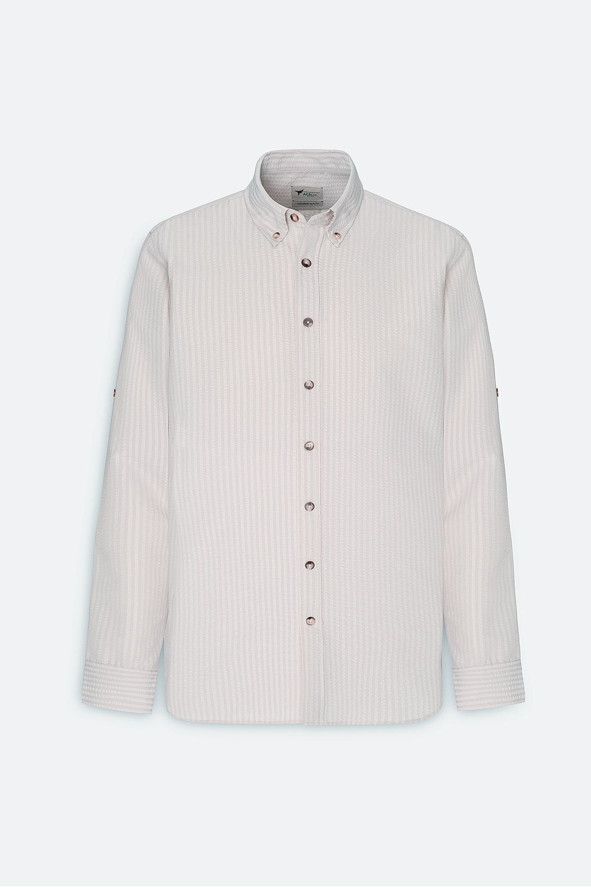 Men's Beige Wrinkle