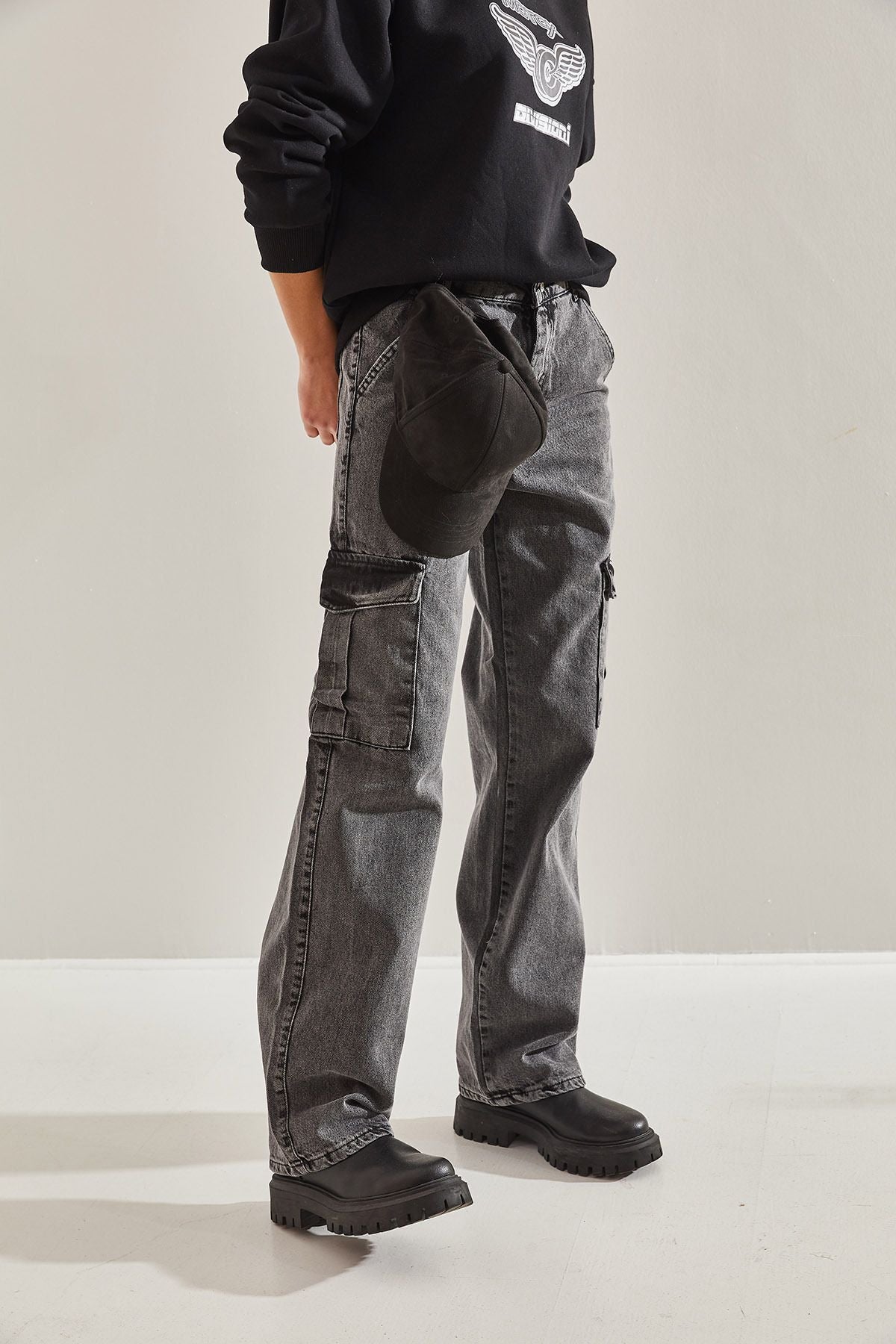 Palazzo Pants with Women's Cargo Pocket