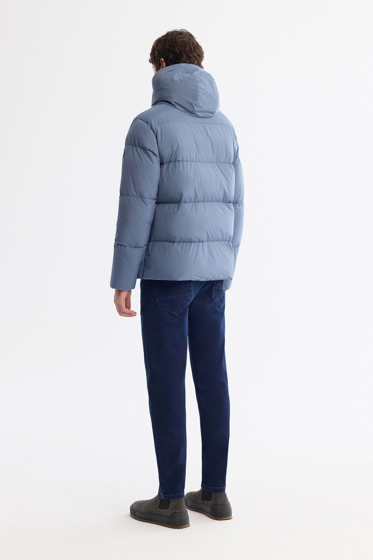 Men's Indigo Hopedwater Water Protector Windproof Inflatable Coat B006046