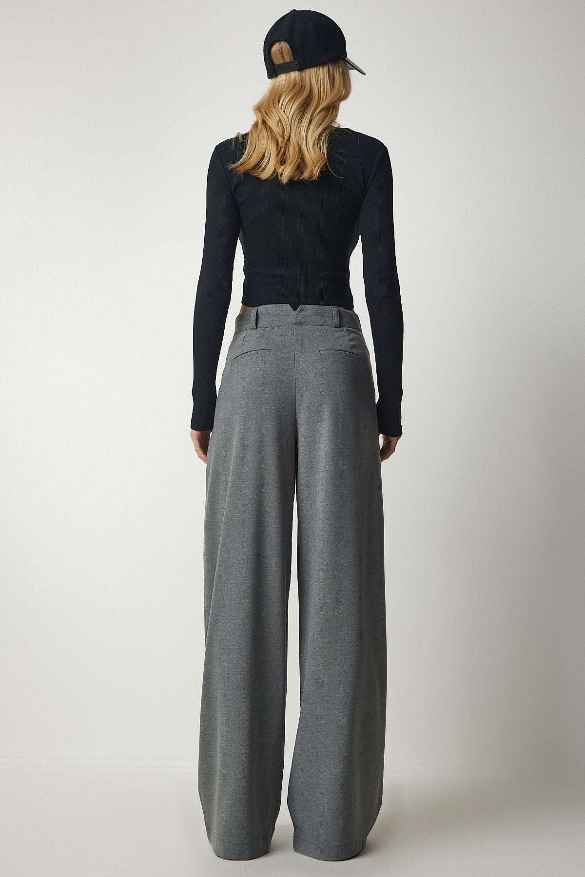 Women with Gray Parts Plenty of Paça Trousers FN03108