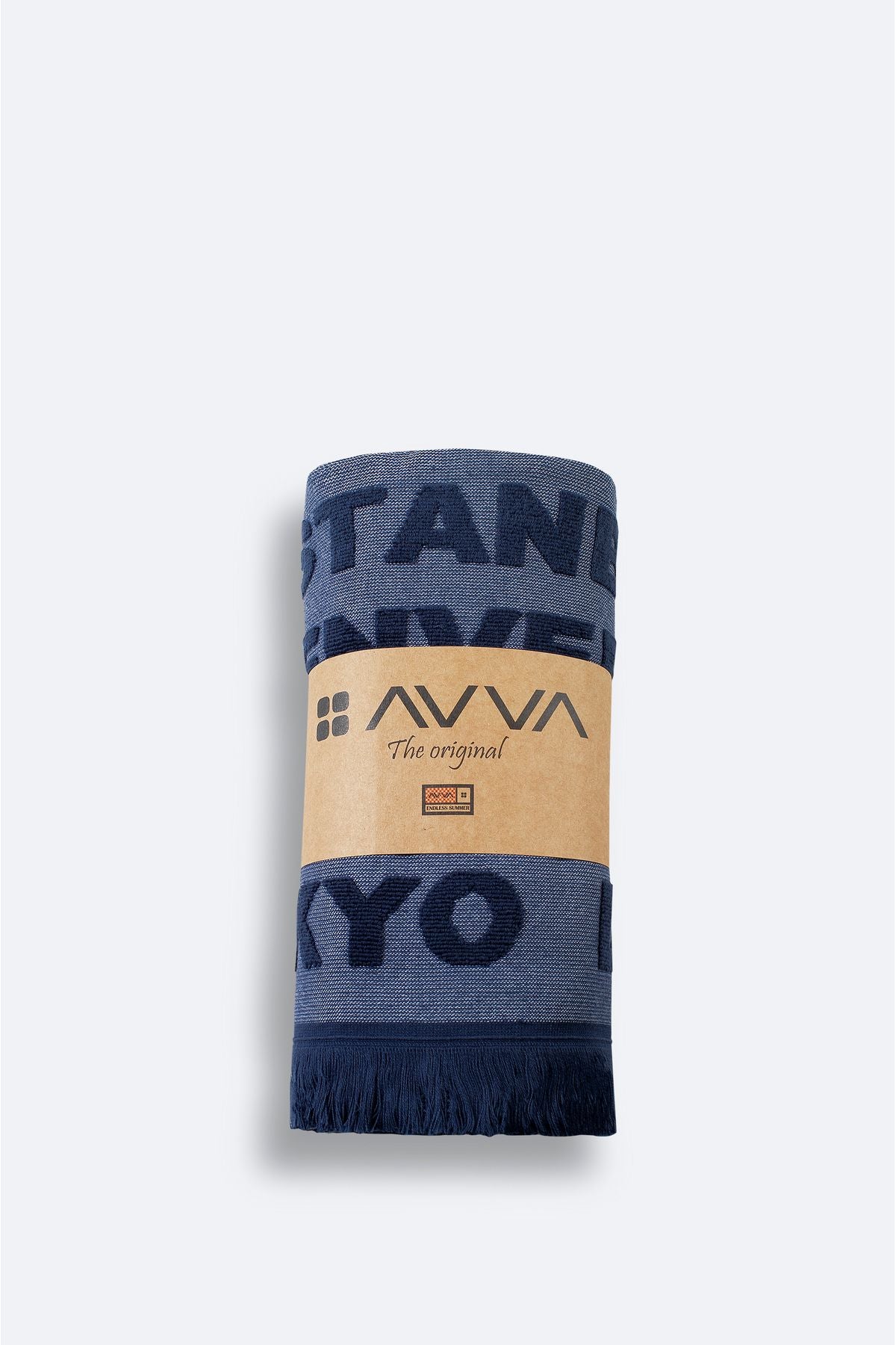 Men's Navy Blue 100 %Cotton Soft High Water Absorption Beach Towel A41y8202