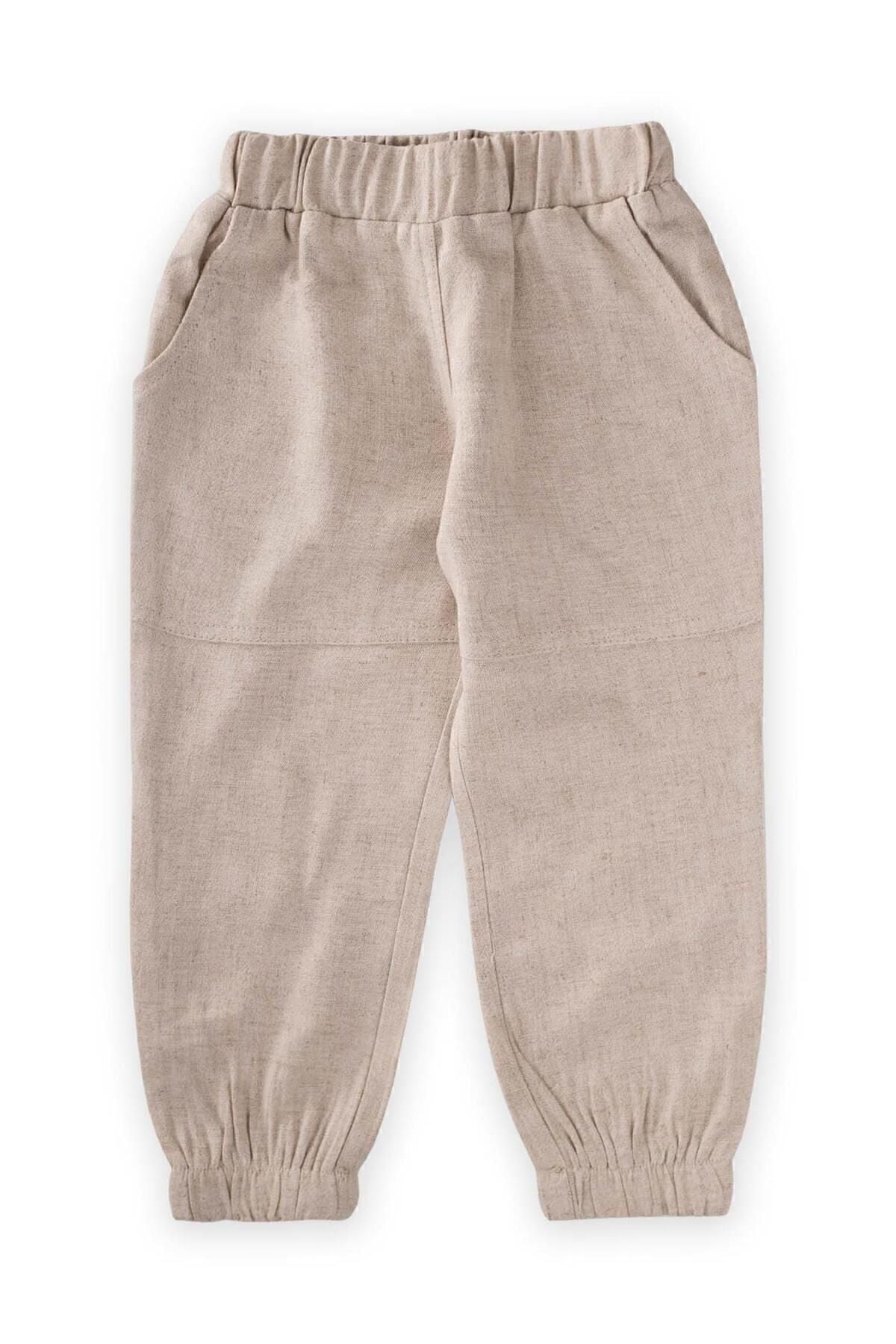 Sun linen pants 2-6 years of natural