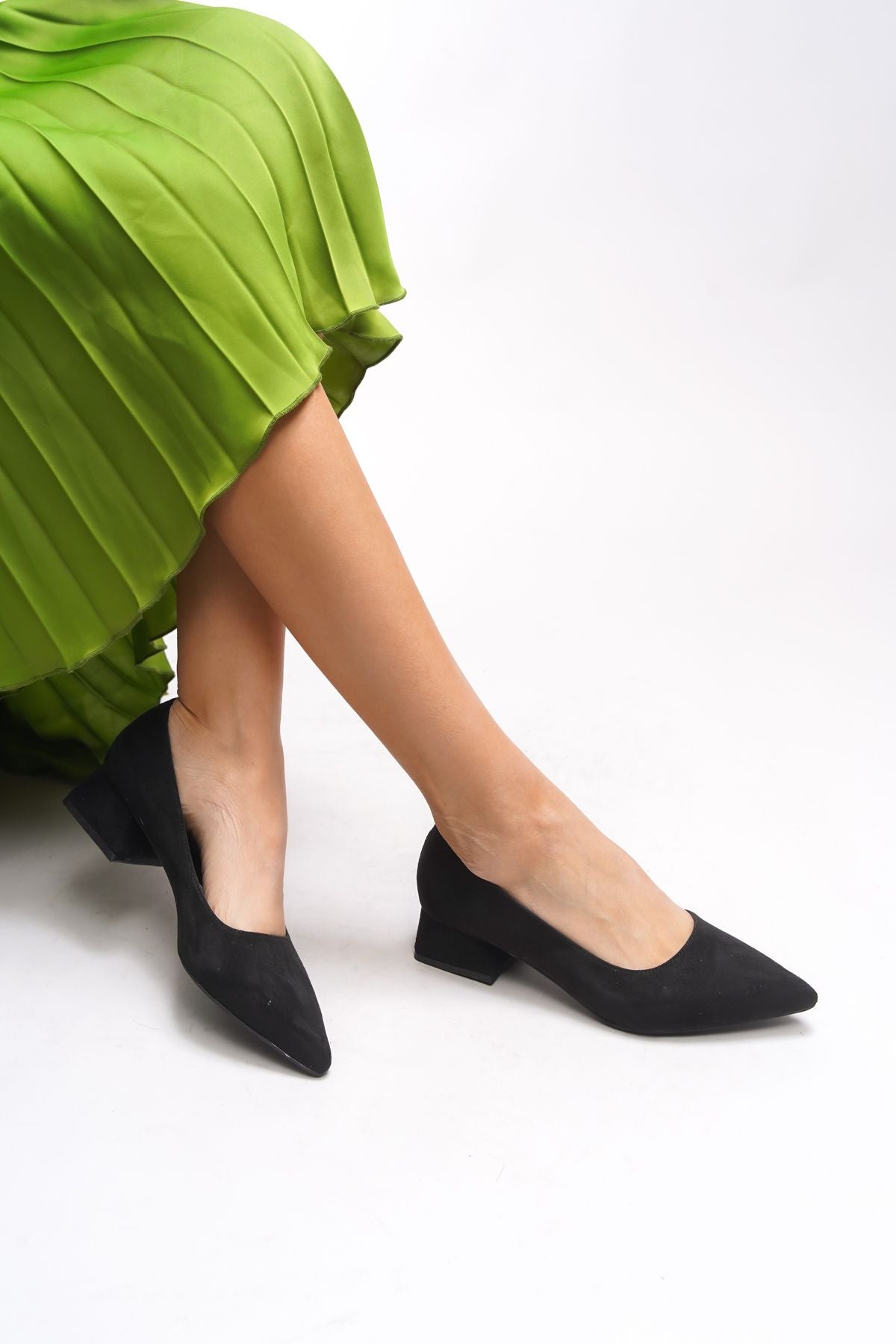 Tielfudh Woman Shoes with Pointed Nose Shoes with Shoes 001241863 Black Suede