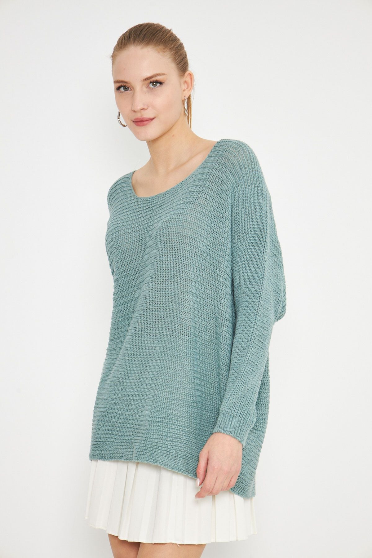 Female Mint Thessaloniki Salaş Triko Sweater ARM-21K012010