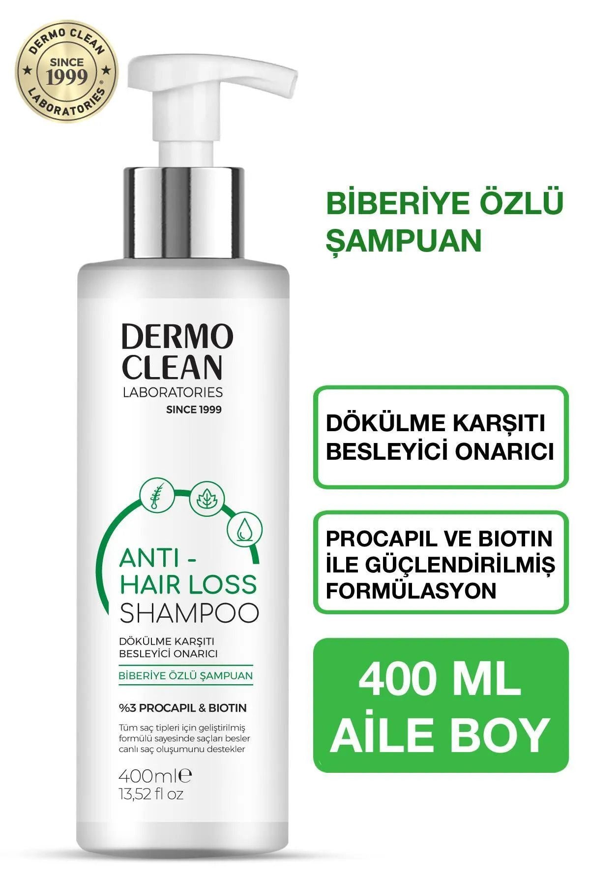 Dermo Clean Rosemary Extract Anti -Shedding Nourishing and Repairing ProCapil Biotin content shampoo