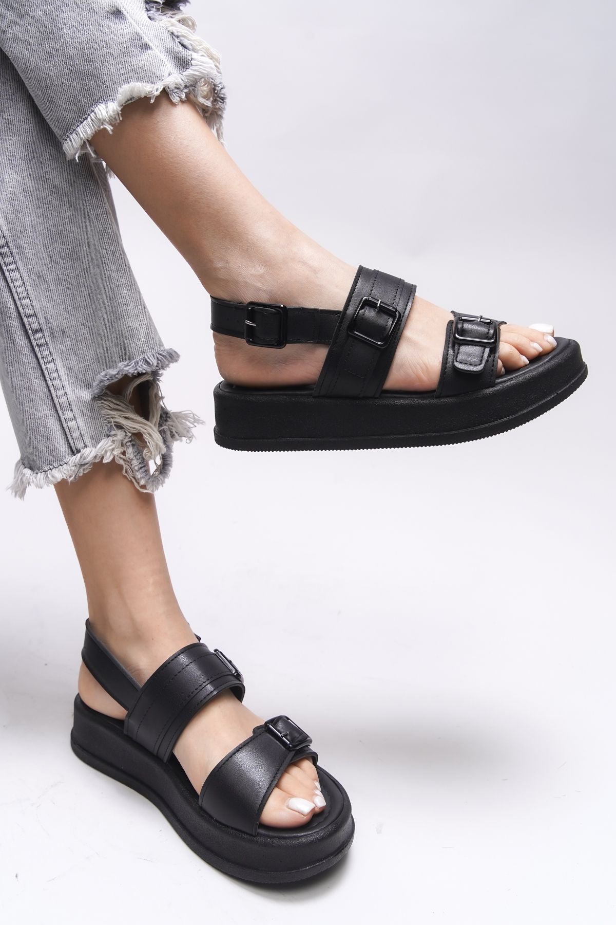 QHİDHİSİ WOMEN SANDALT 00121005 Black