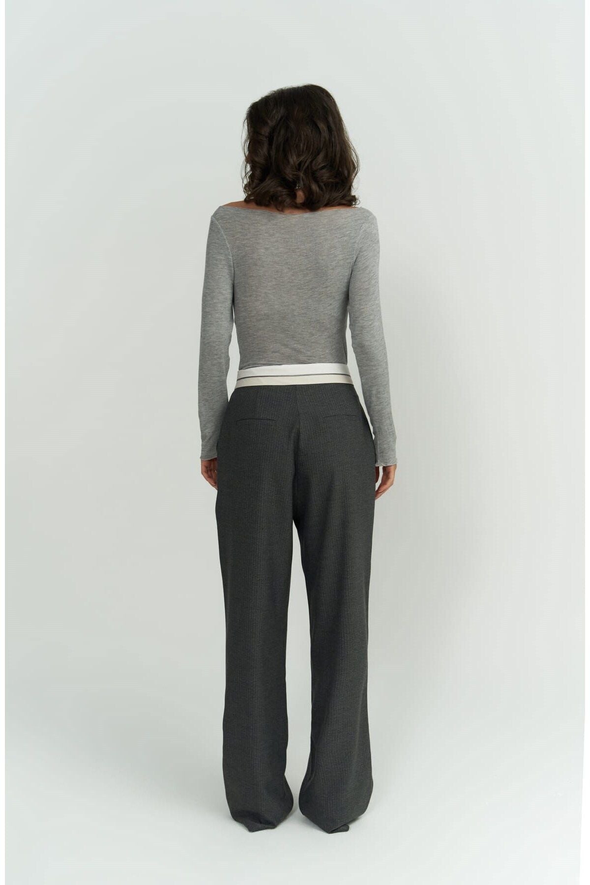 Zelmira Reverse Belt Smoked Pants