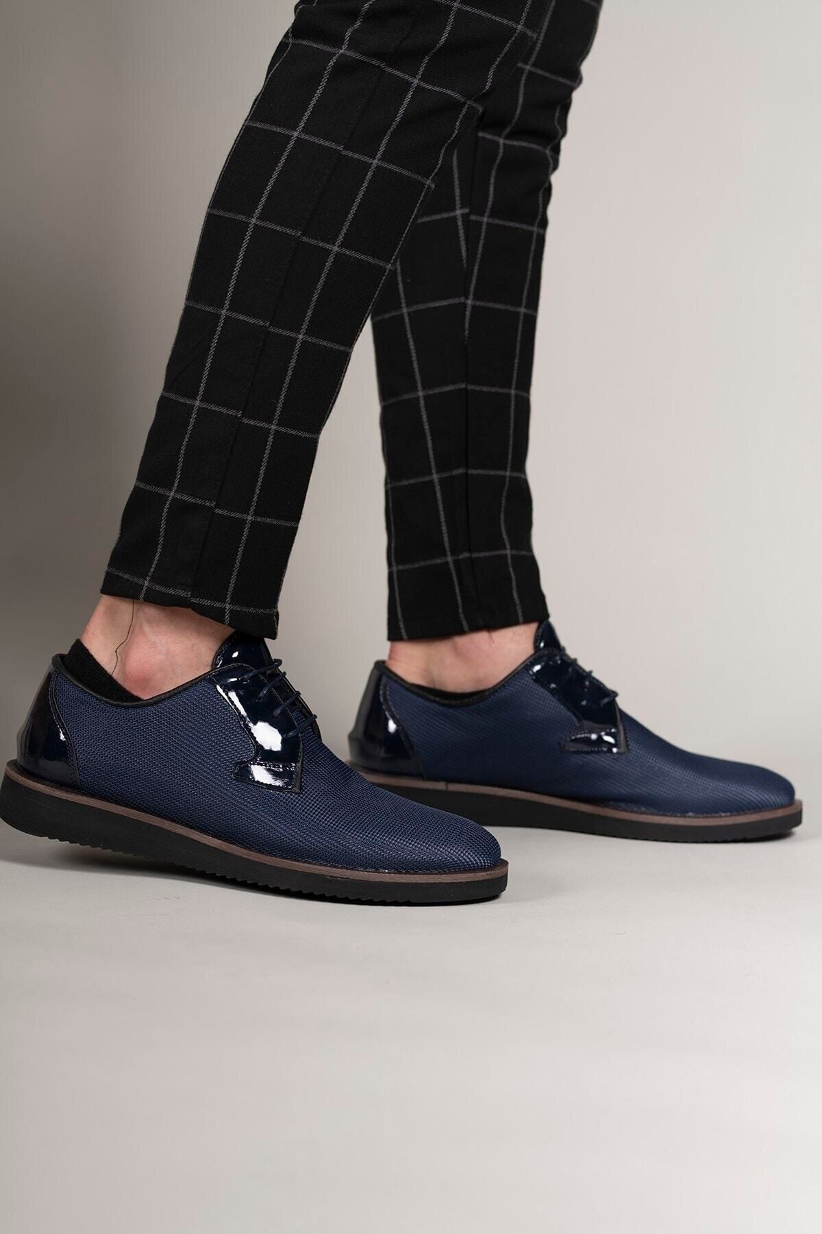 Navy Men's Casual Shoes 0012232