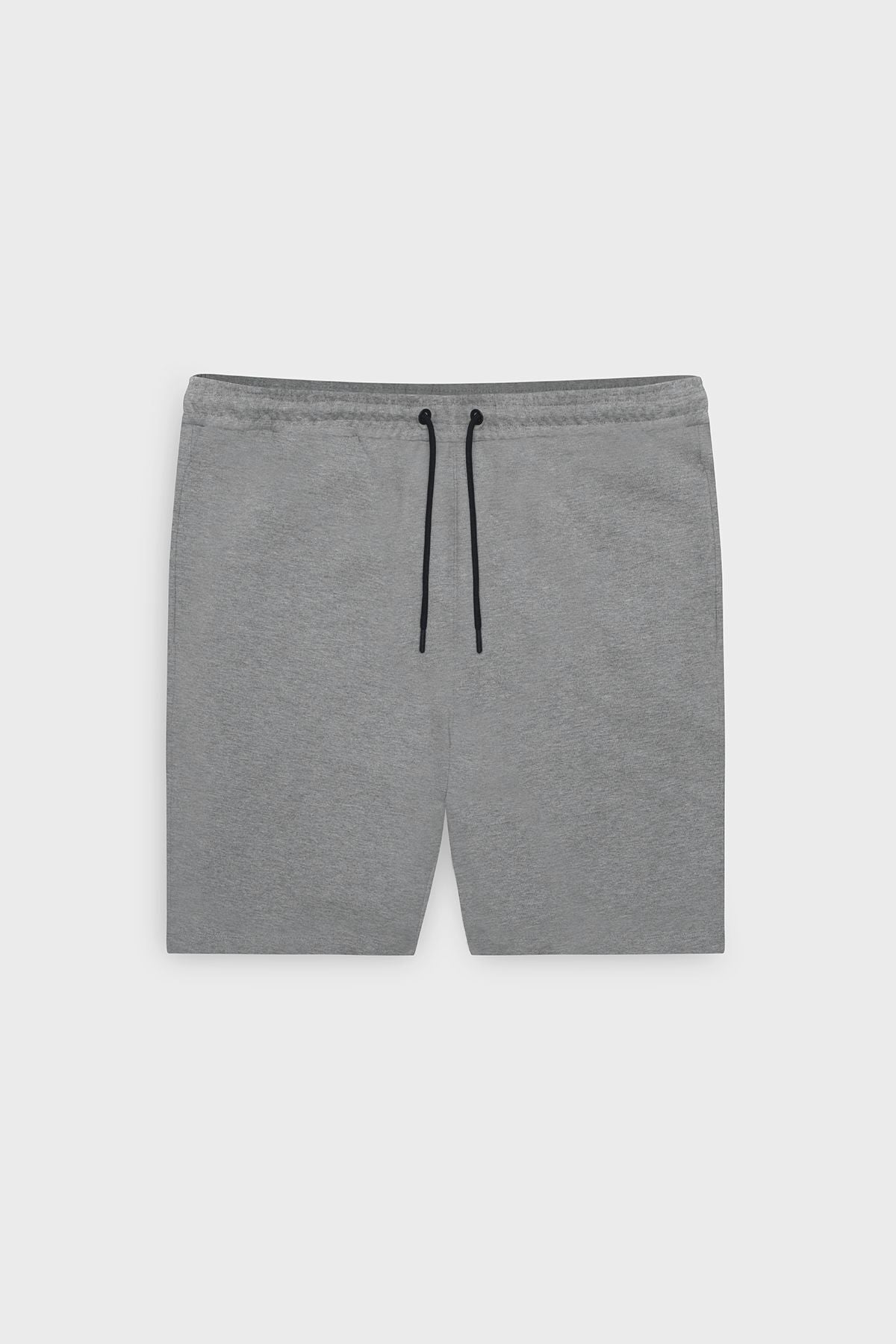 Men's Gray Melanj Standard Fit Normal Cutter Cotton Flexible Knitting Shorts